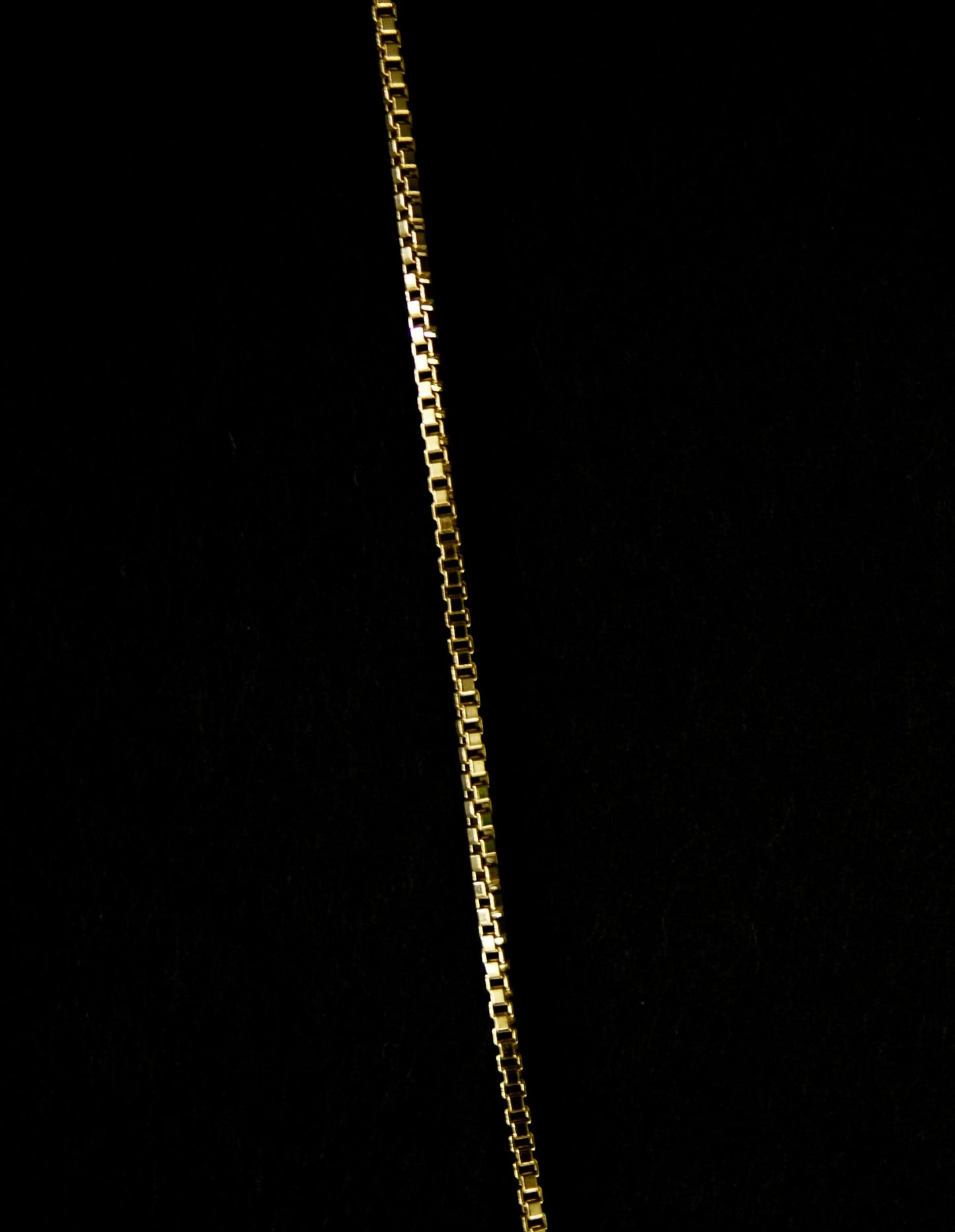 Blocky Letter Necklace, 14K Gold Fill