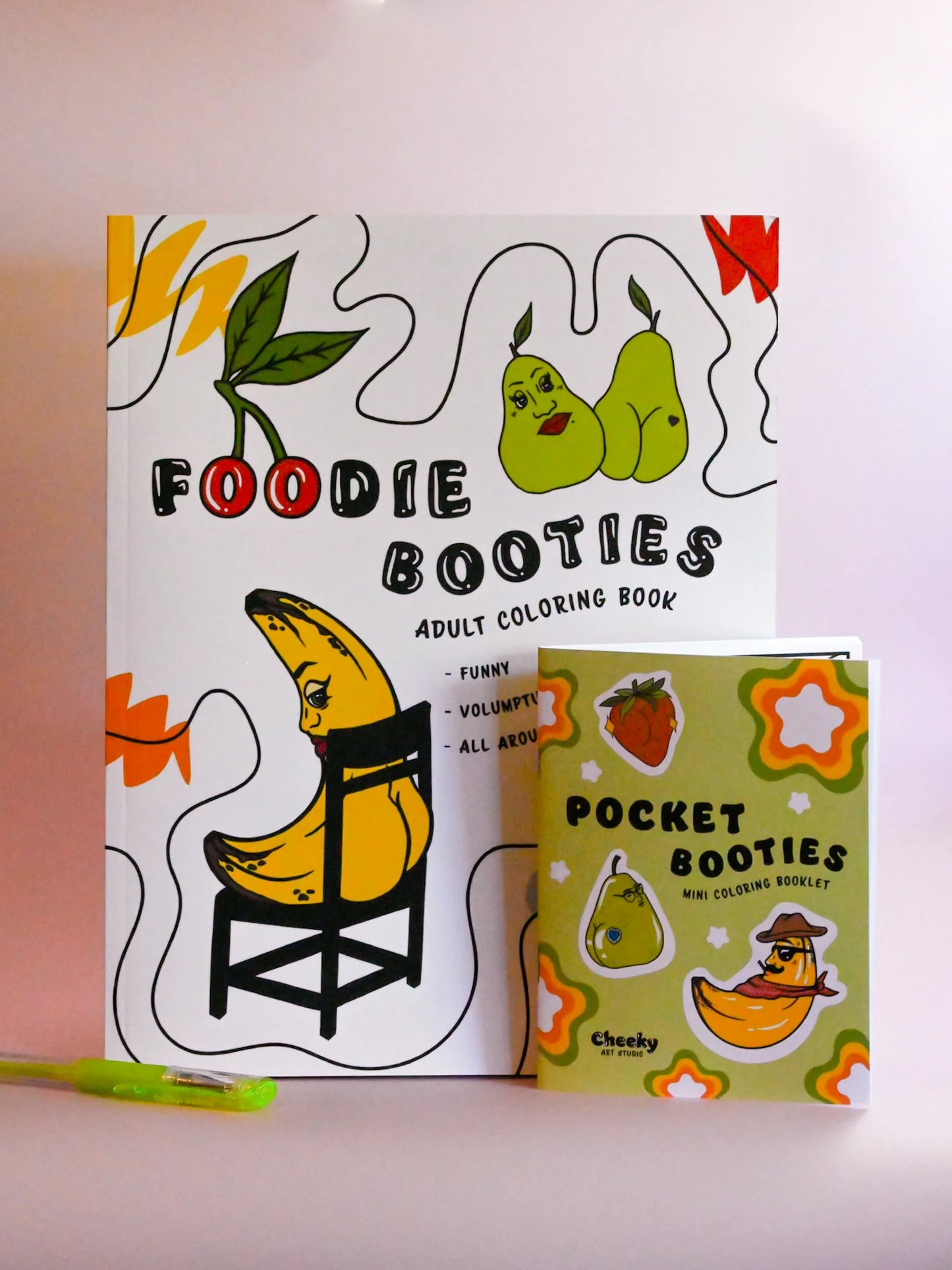 Foodie Booties Coloring Book