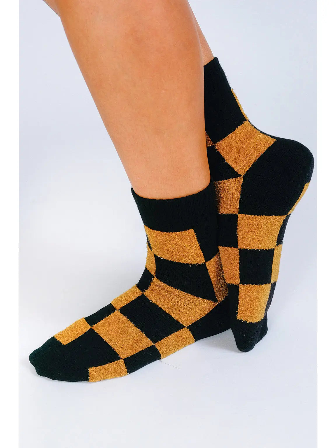 Cheq Ankle Socks