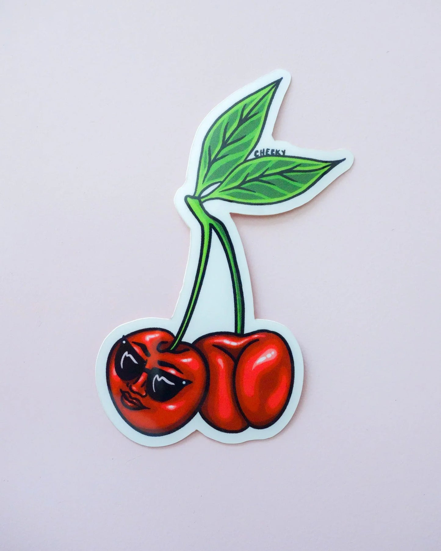 Cherry Vinyl Sticker