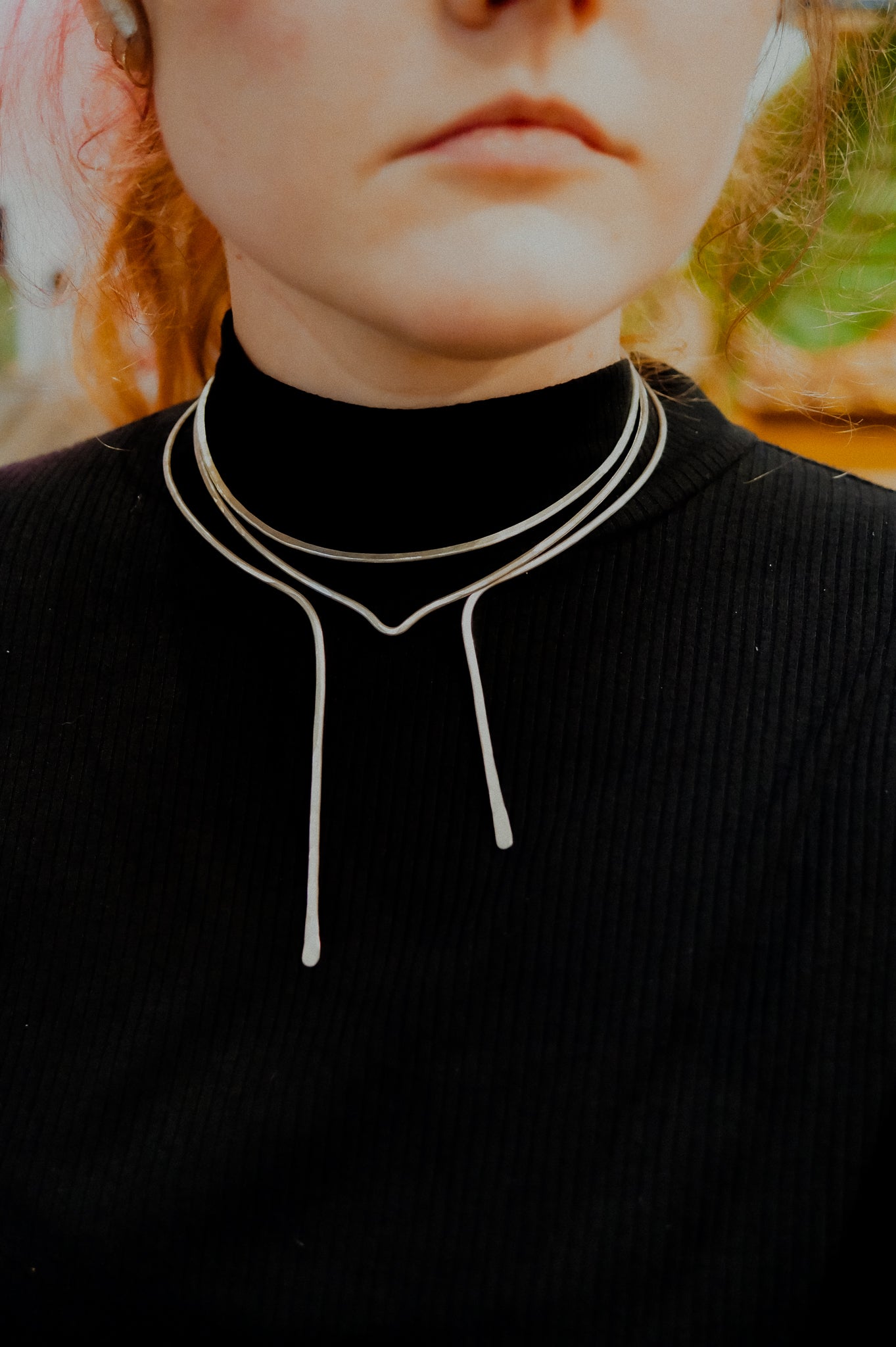 Sunburst Collar Necklace, Gold Fill, Rose Gold Fill, or Sterling Silver