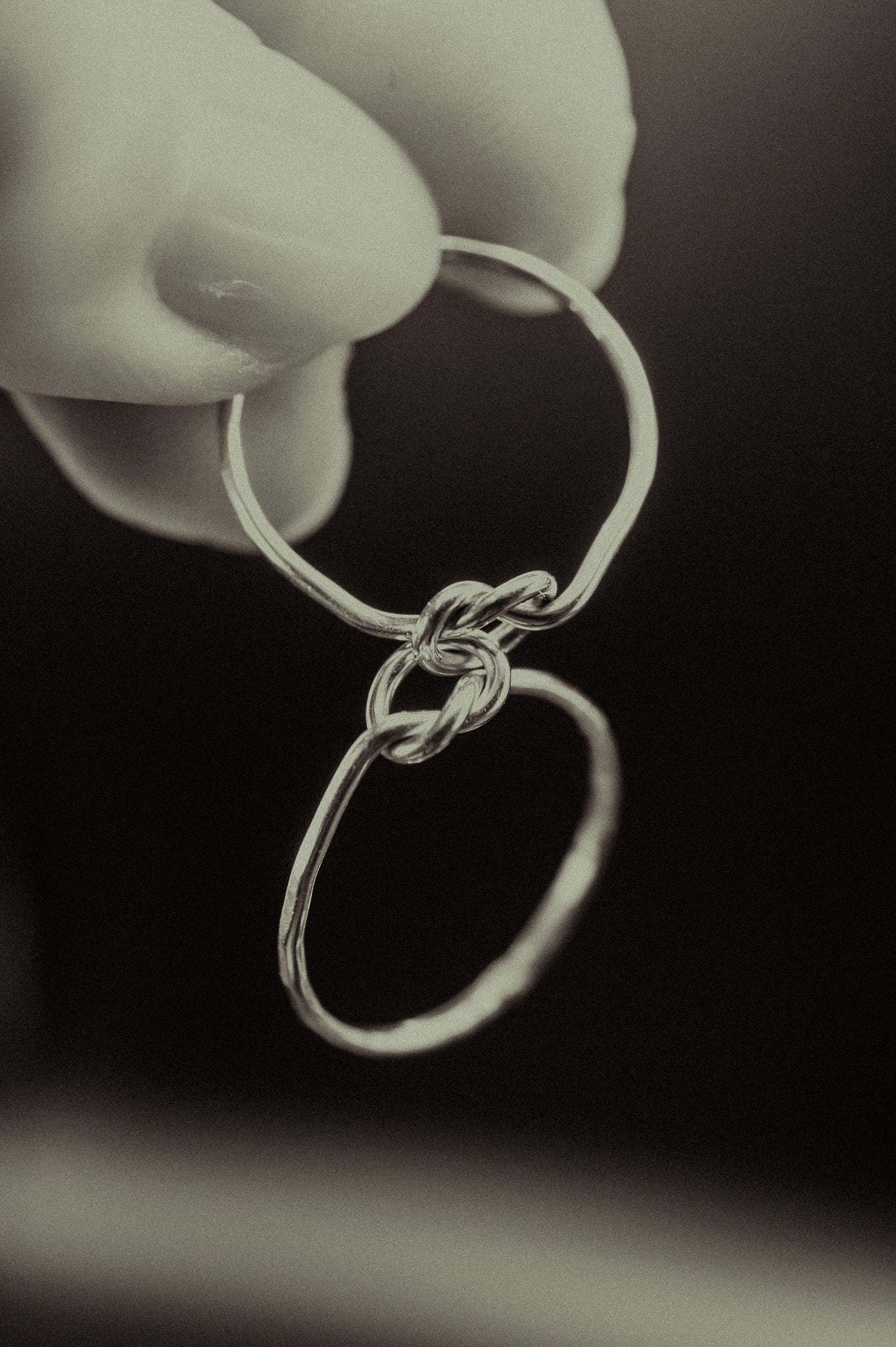 Double Knot Ring, Sterling Silver