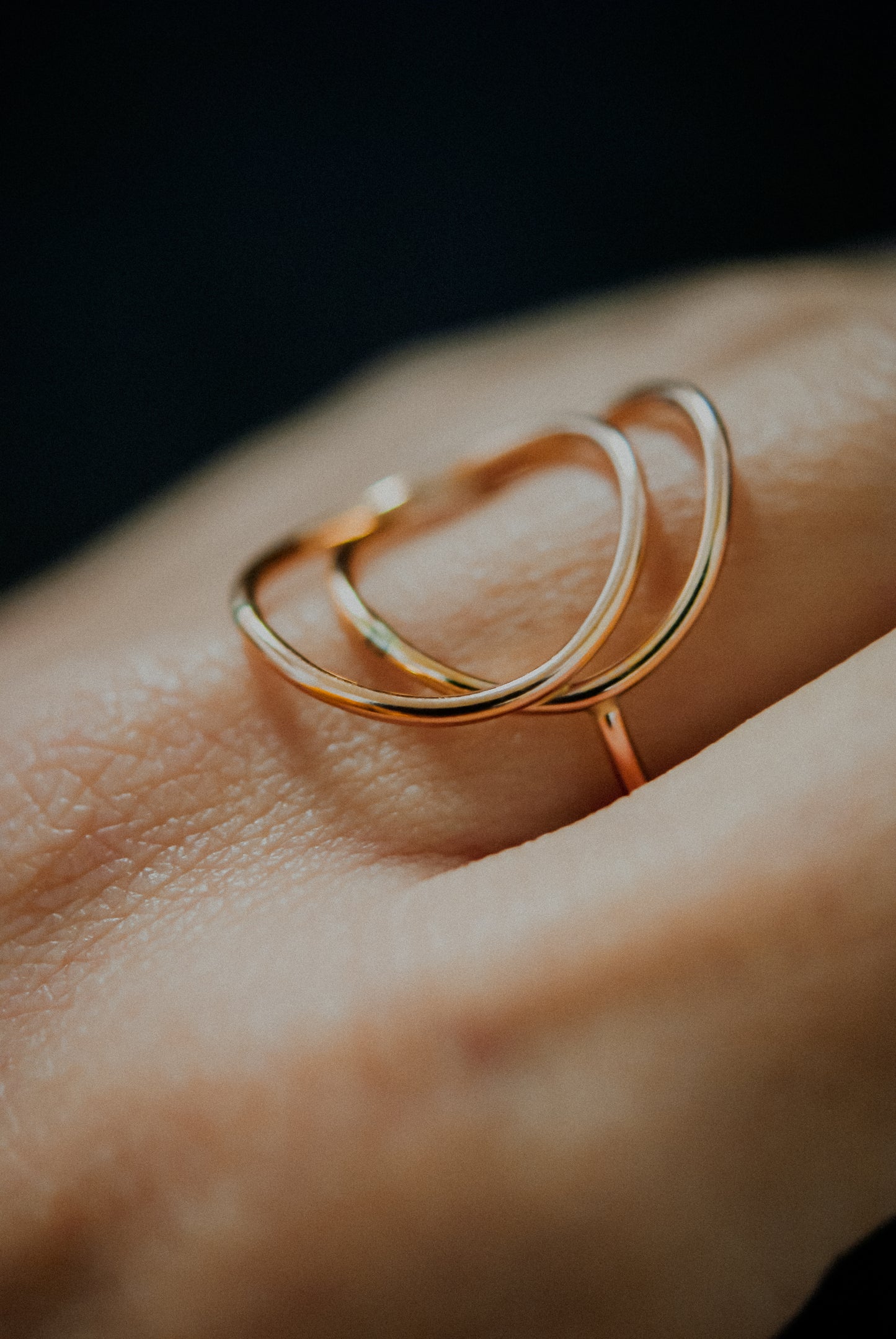 Eclipse Ring, 14K Rose Gold Fill