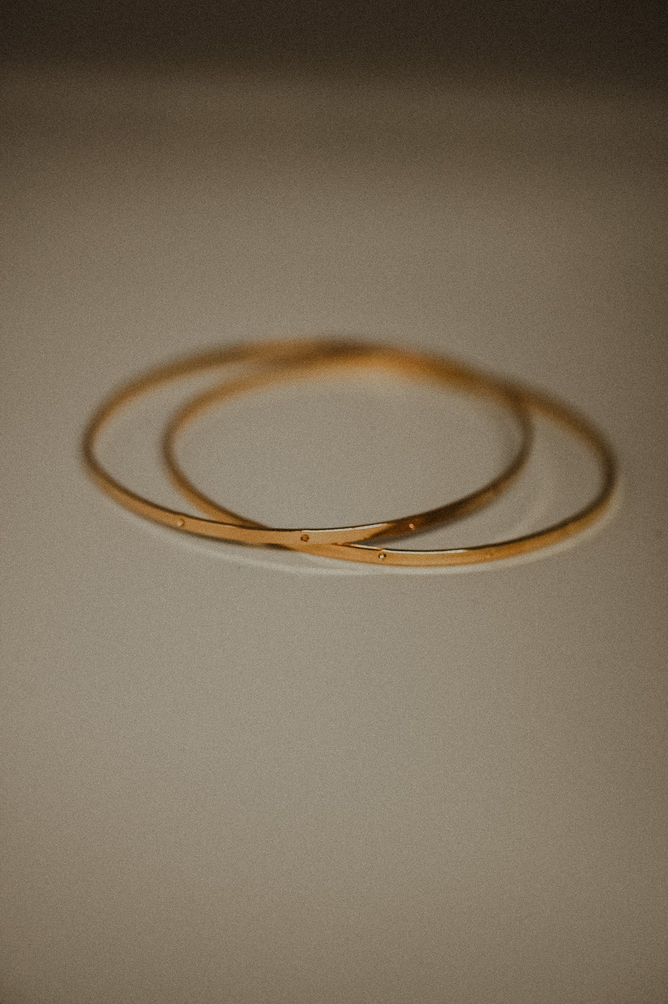 Dot Bangle Bracelet, Gold Fill, Rose Gold Fill or Sterling Silver