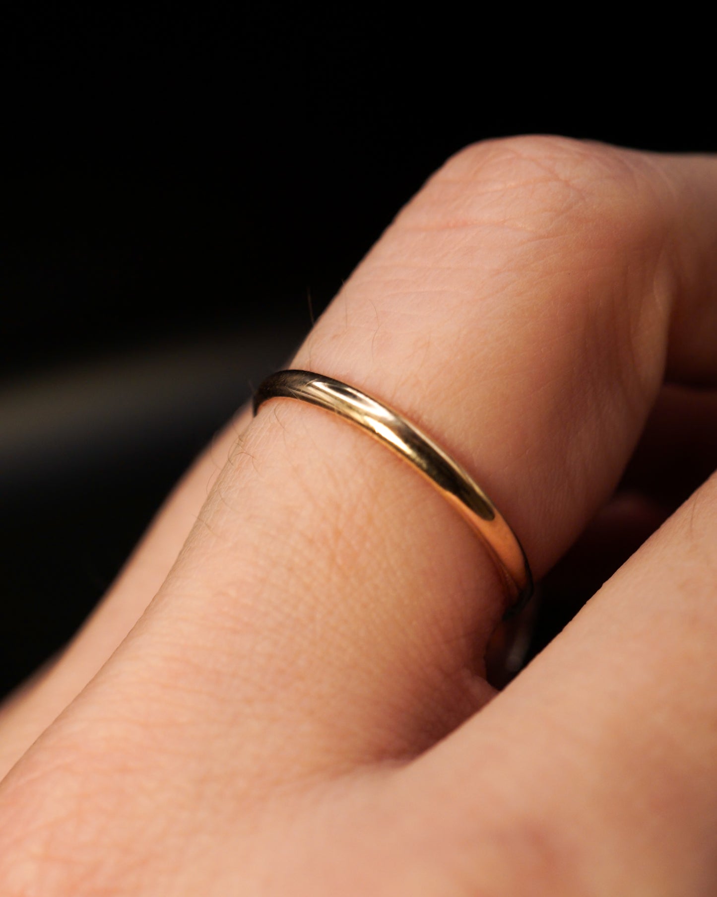 Extra Thick Ring, Solid 14K Gold
