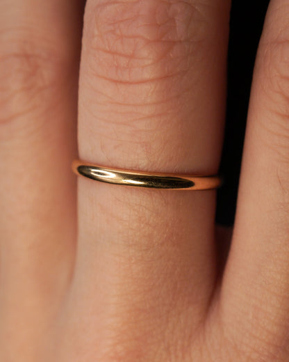 Extra Thick Ring, Solid 14K Gold