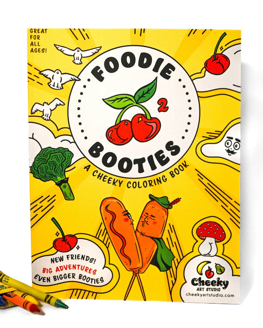 Foodie Booties 2 Coloring Book