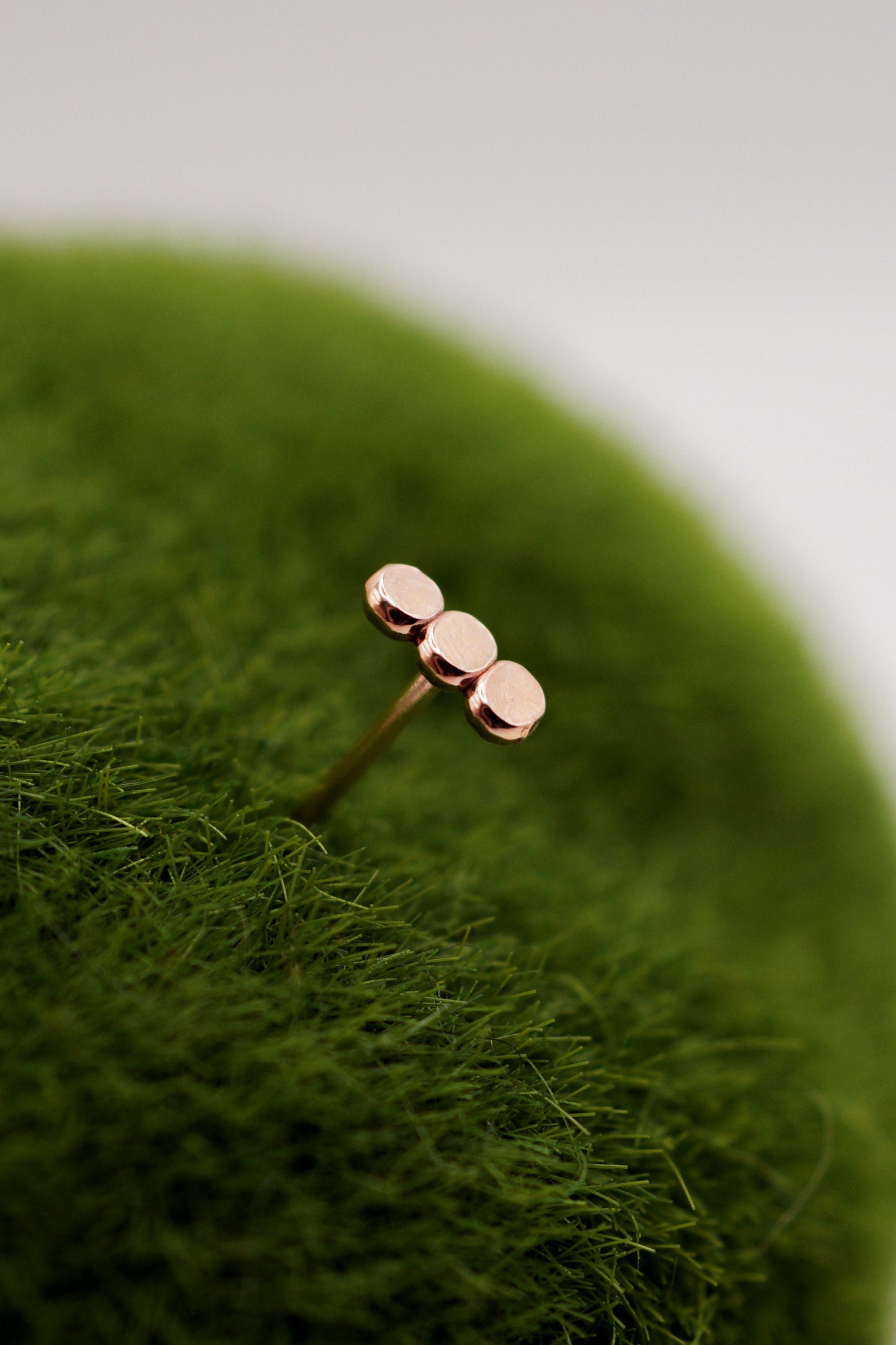 Hammered Bead Stud Earrings, 14K Gold Fill, Rose Gold Fill or Sterling Silver