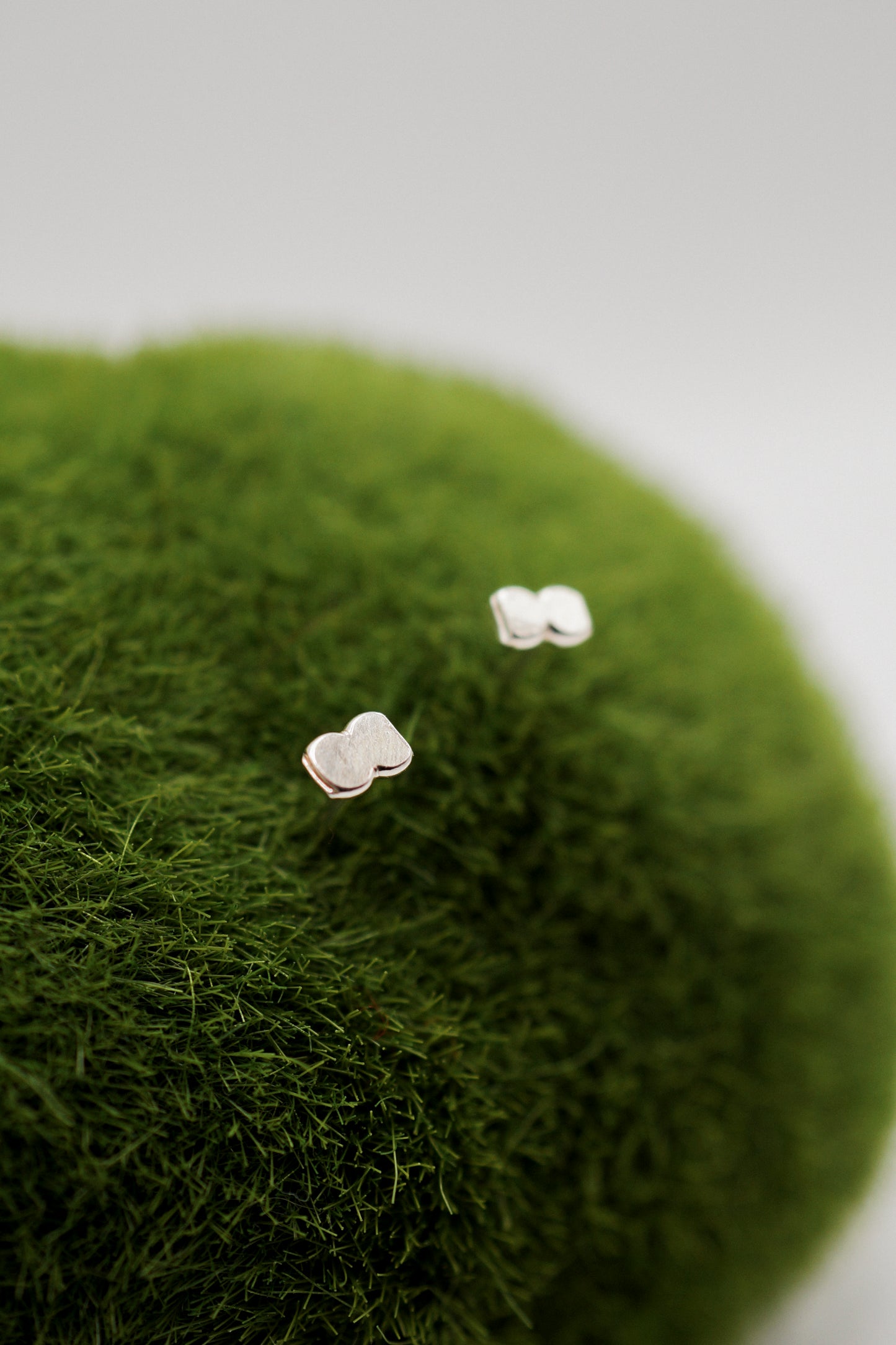 Hammered Bead Stud Earrings, 14K Gold Fill, Rose Gold Fill or Sterling Silver
