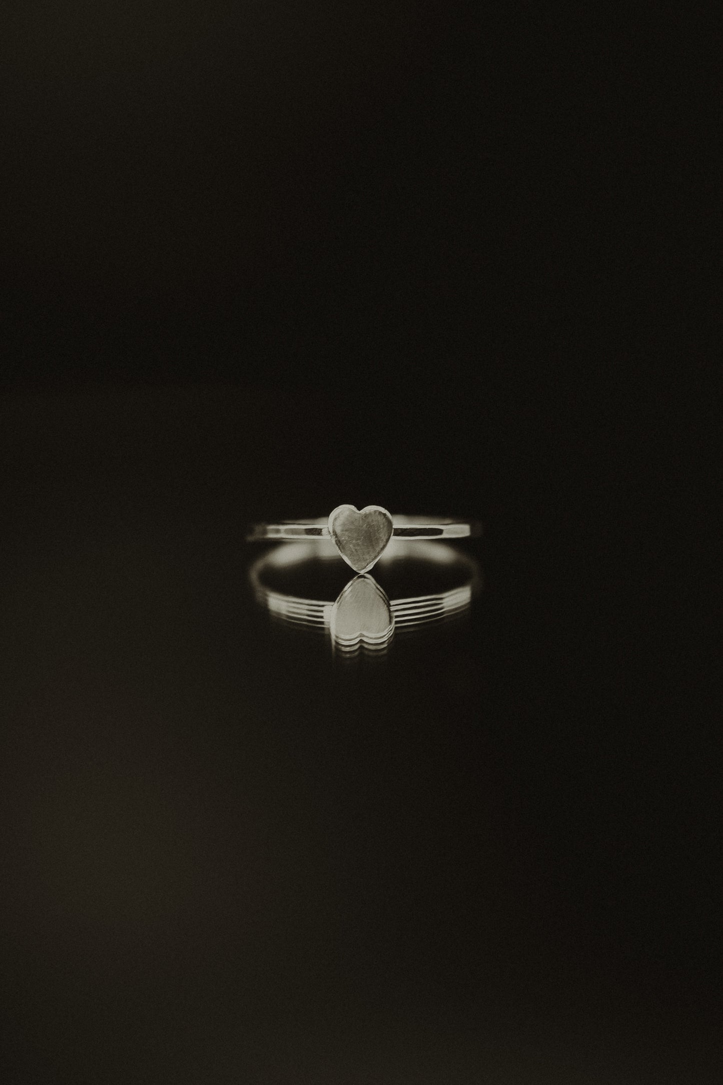 Heart Ring, Sterling Silver