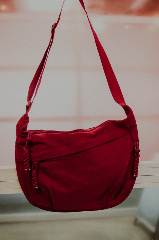 Maroon Crossbody Bag