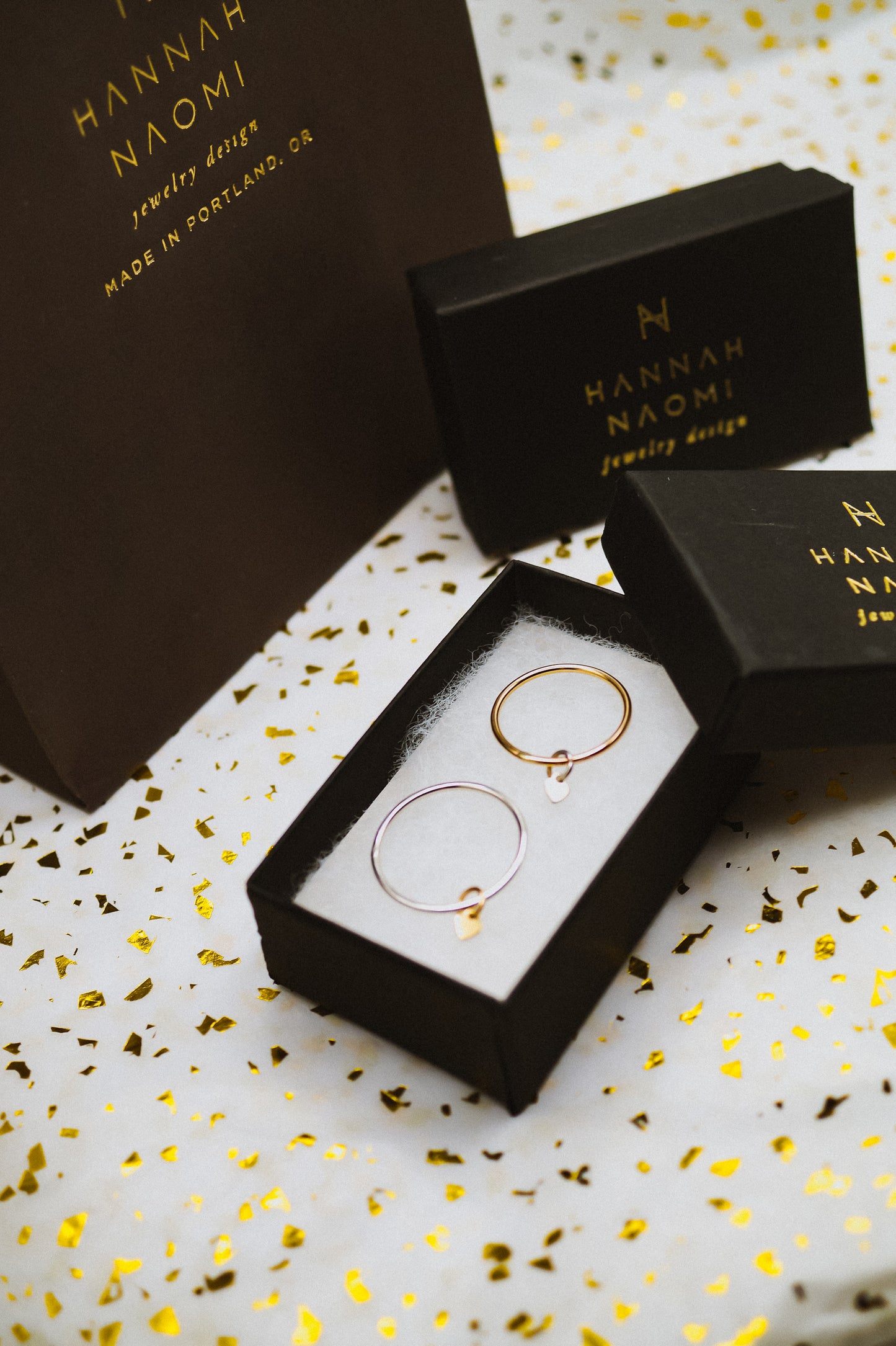 Bestie Charm Ring Set, Mixed Metals