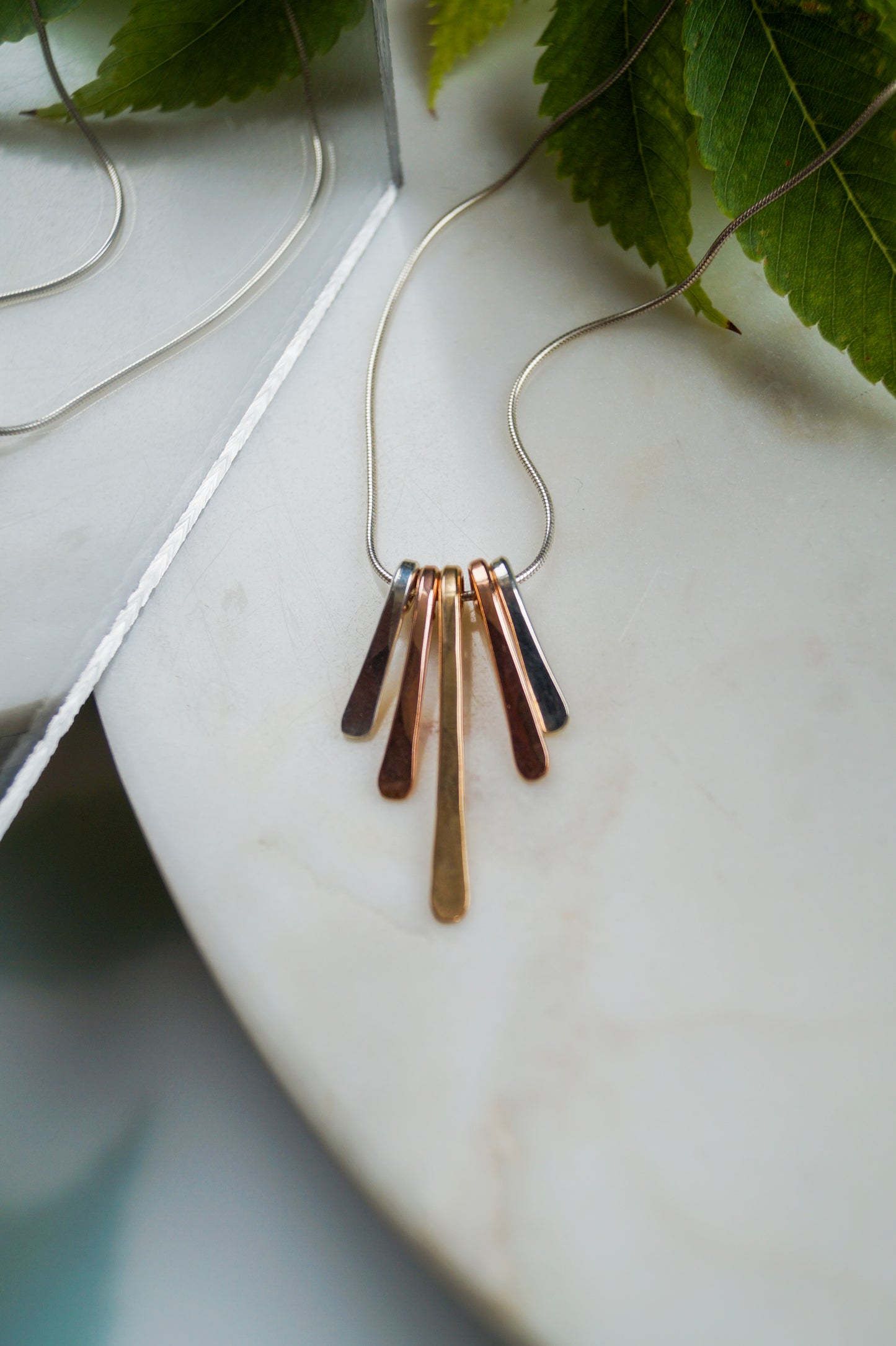 Mini Sunburst Necklace, Gold Fill, Rose Gold Fill, or Sterling Silver