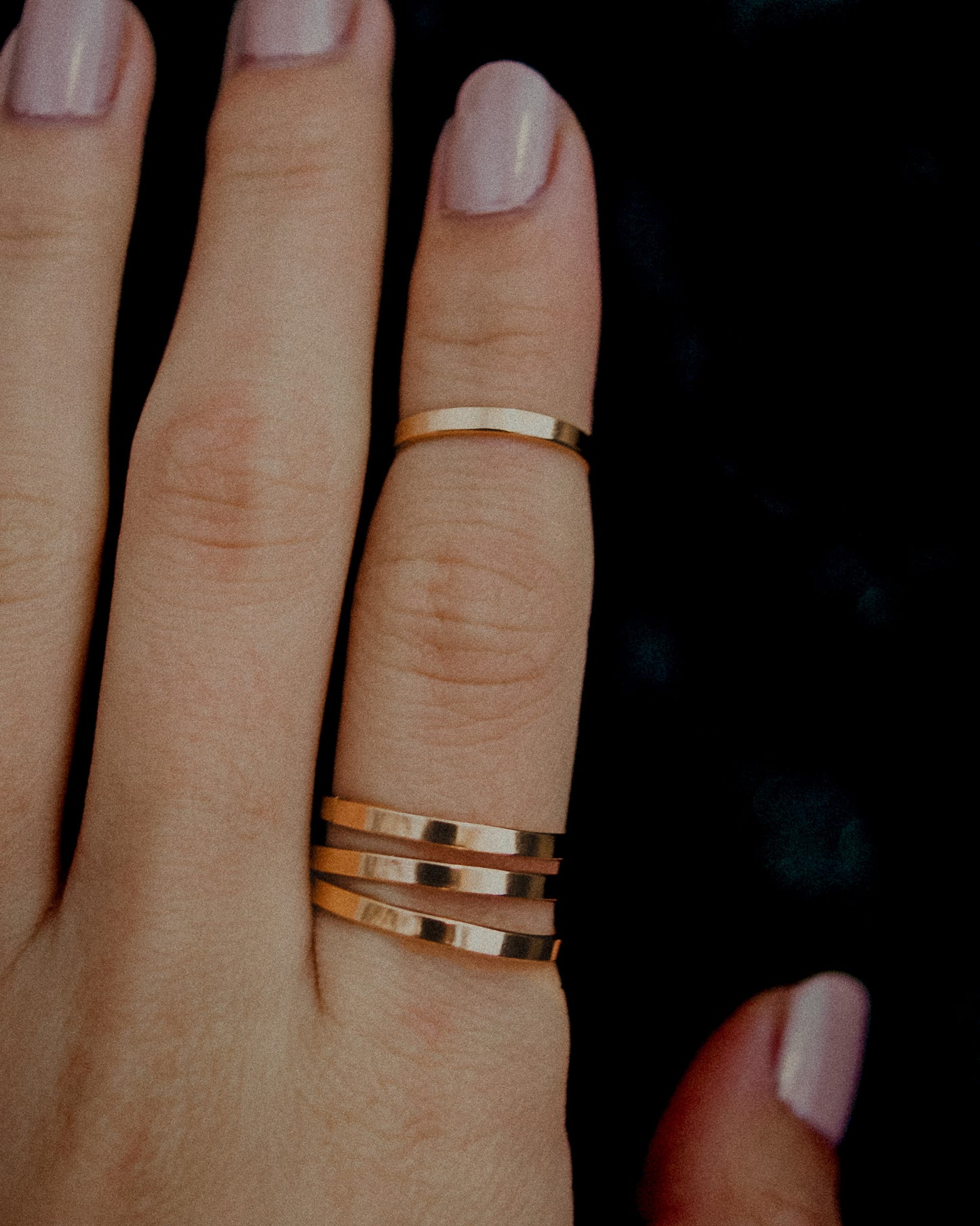 Mirror Band, 14K Rose Gold Fill