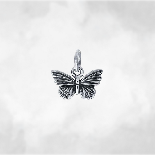 Butterfly Charm, Sterling Silver