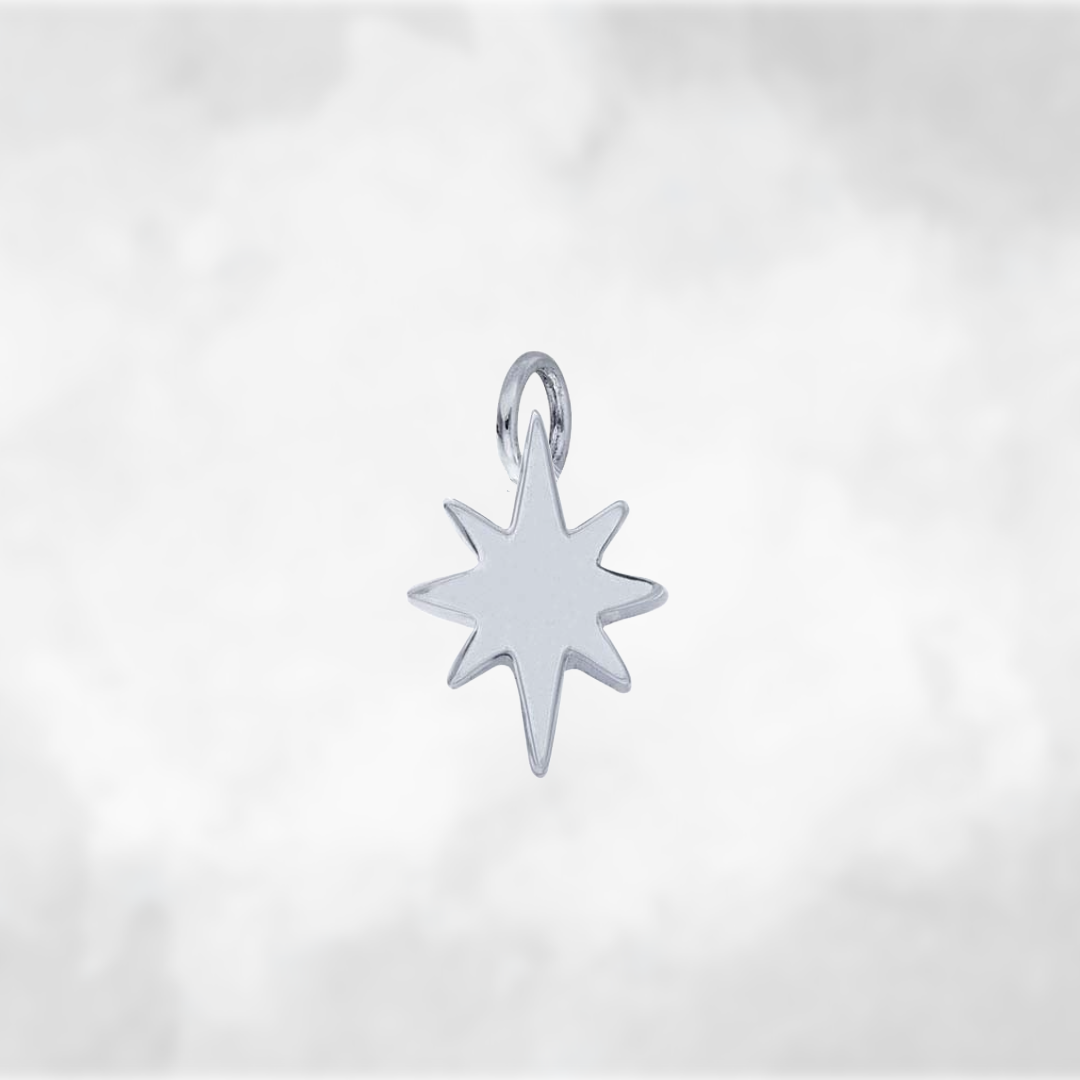 Sparkle Charm, Sterling Silver