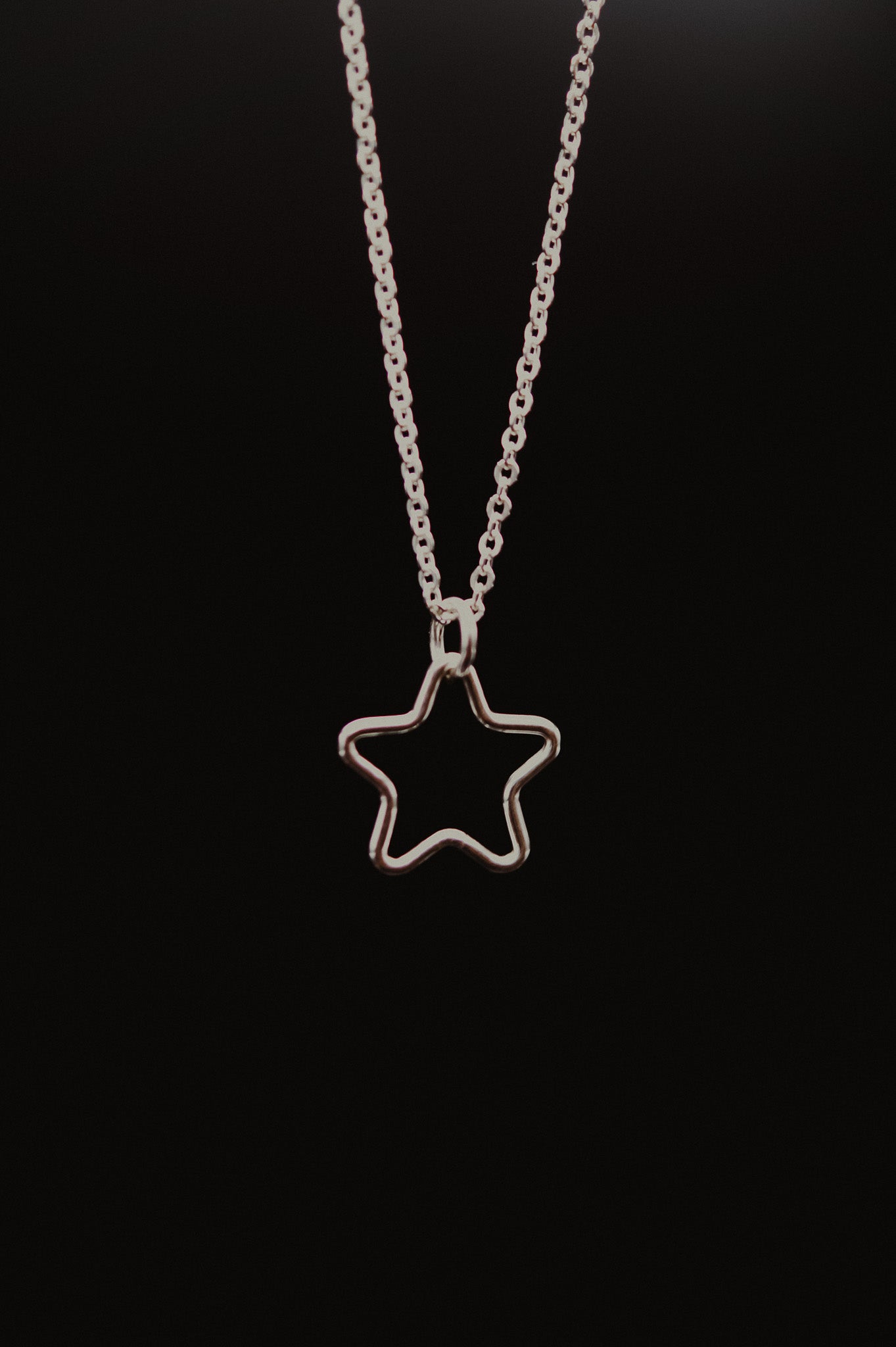 Open Star Pendant Charm