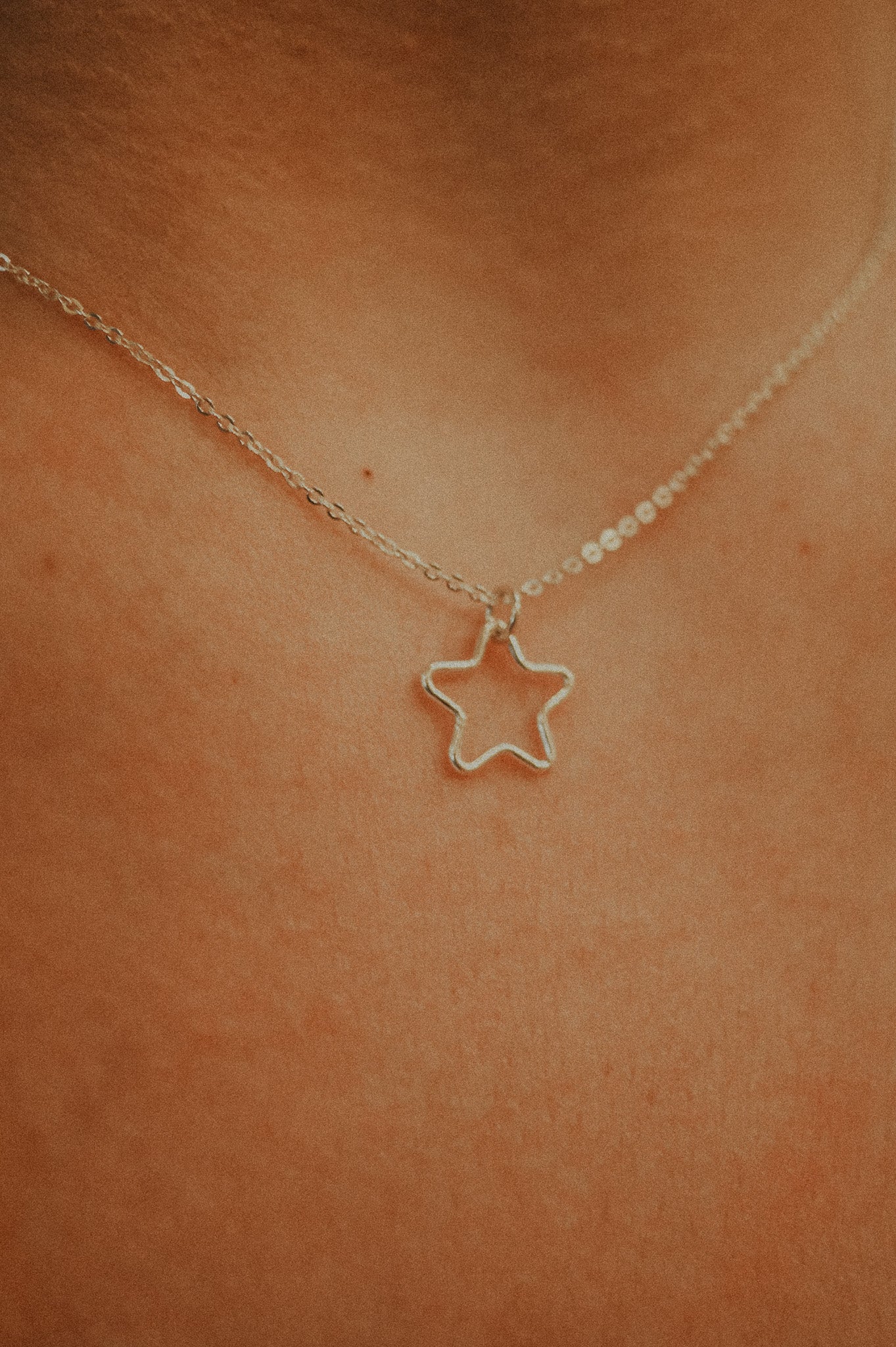 Open Star Charm