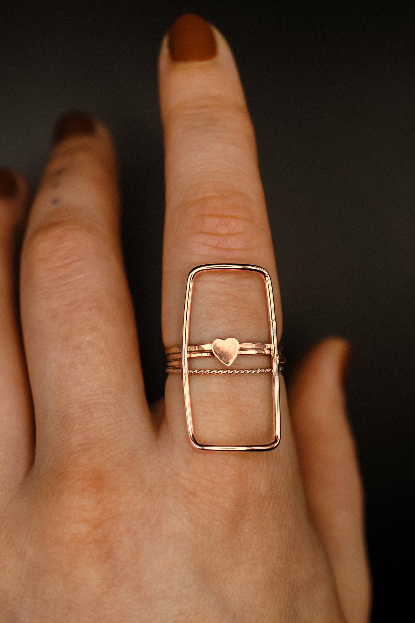 Portal Ring, 14K Rose Gold Fill