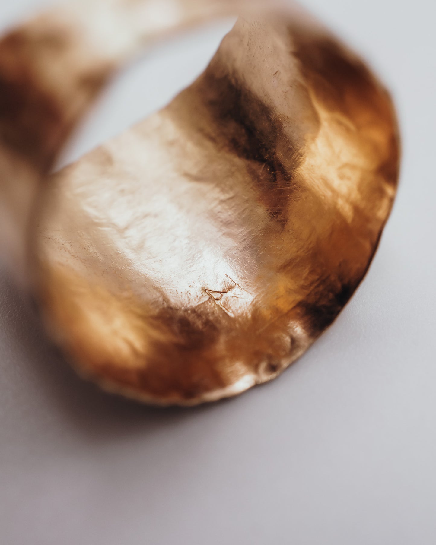 Small Shield Ring, 14K Gold Fill