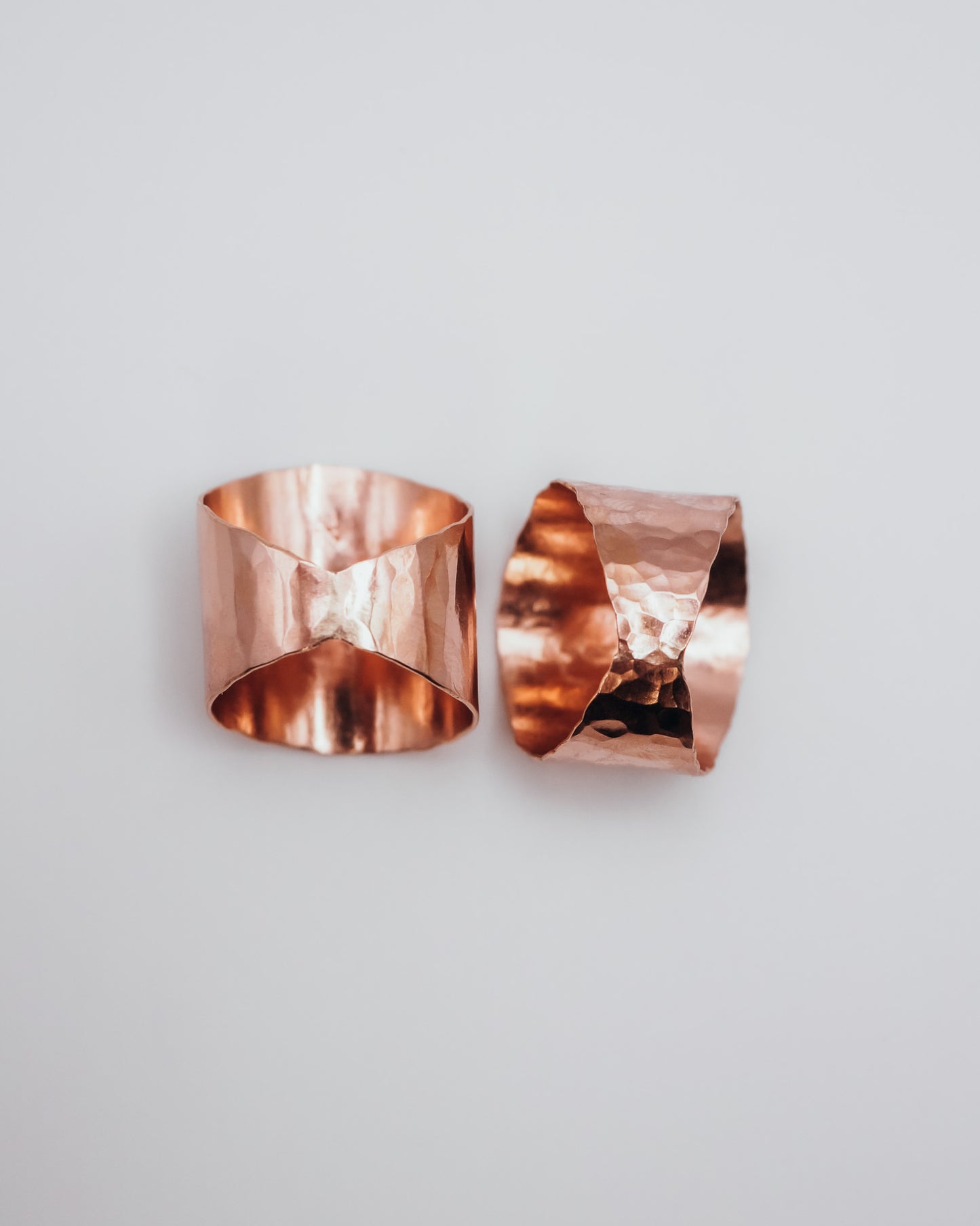 Small Shield Ring, 14K Rose Gold Fill