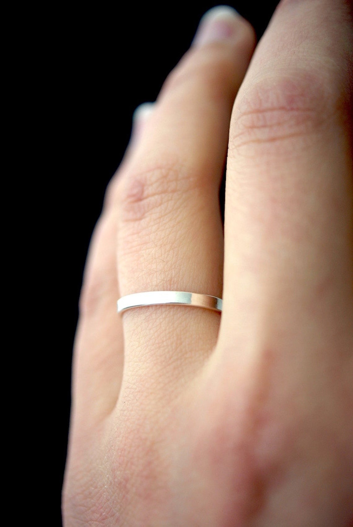 Mirror Band, Sterling Silver