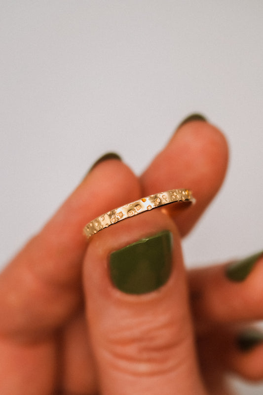 Speckled Band, 14K Gold Fill
