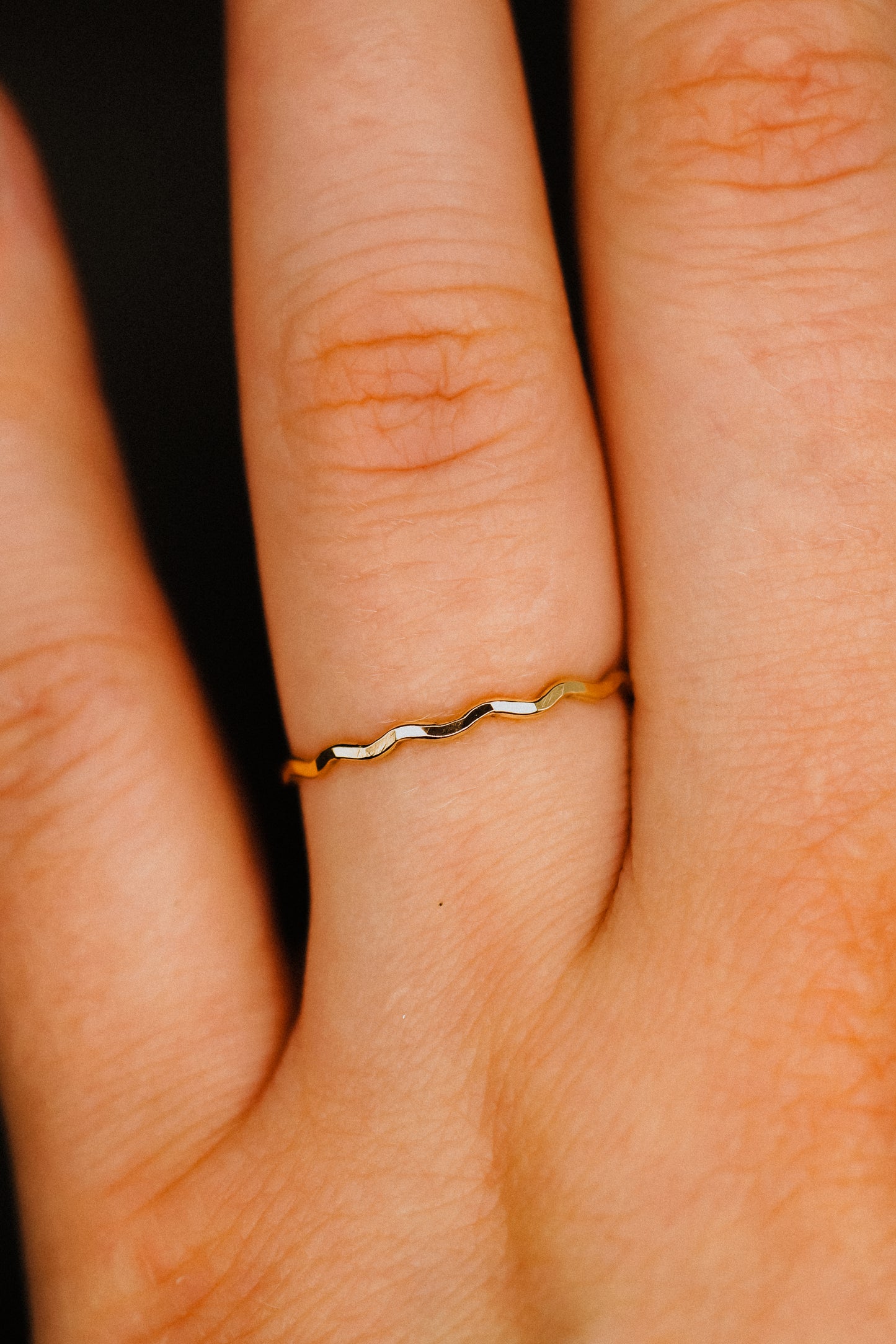 Squiggle Ring, 14K Gold Fill