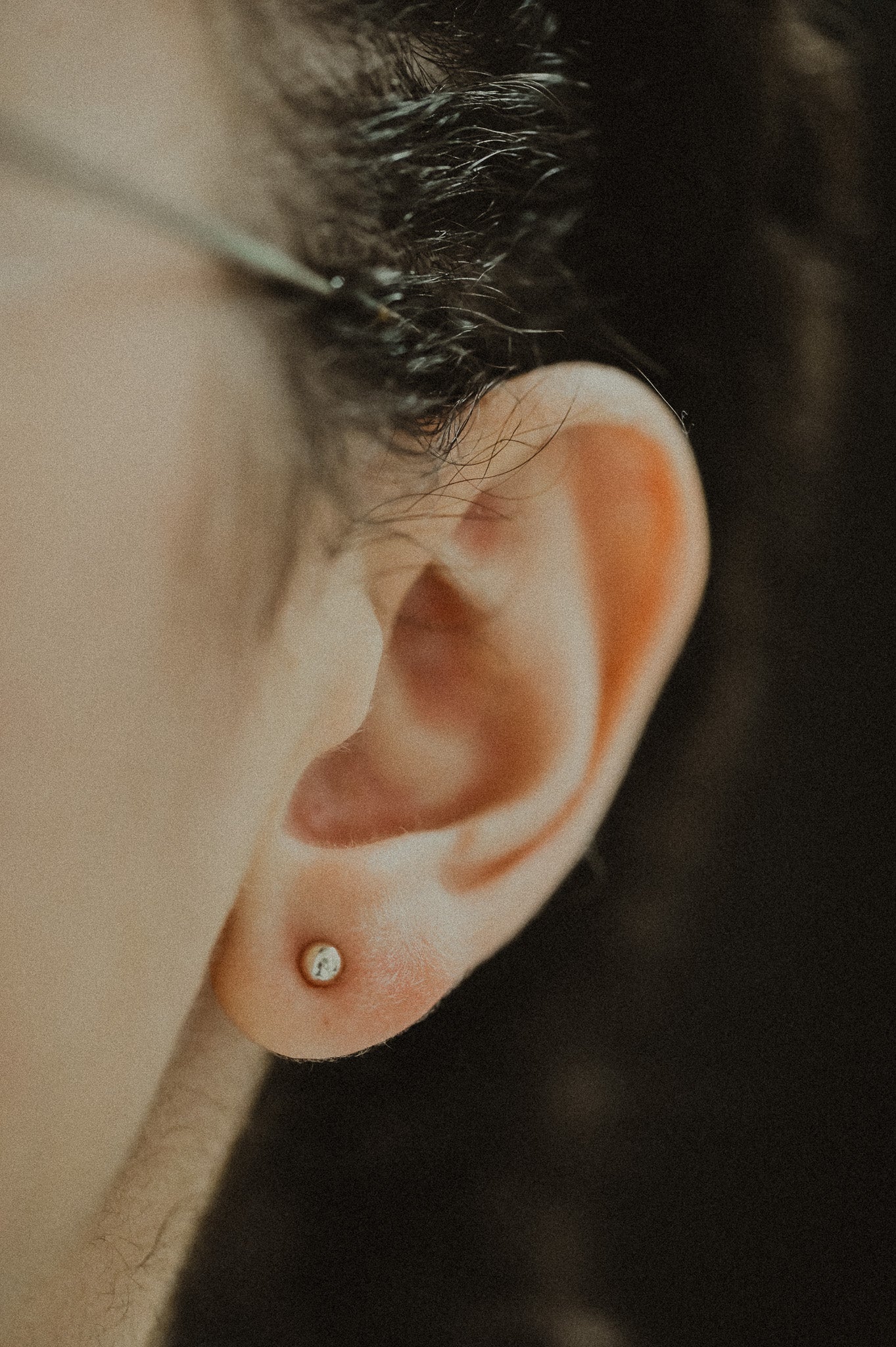 Mini Sphere Stud Earrings, Sterling Silver