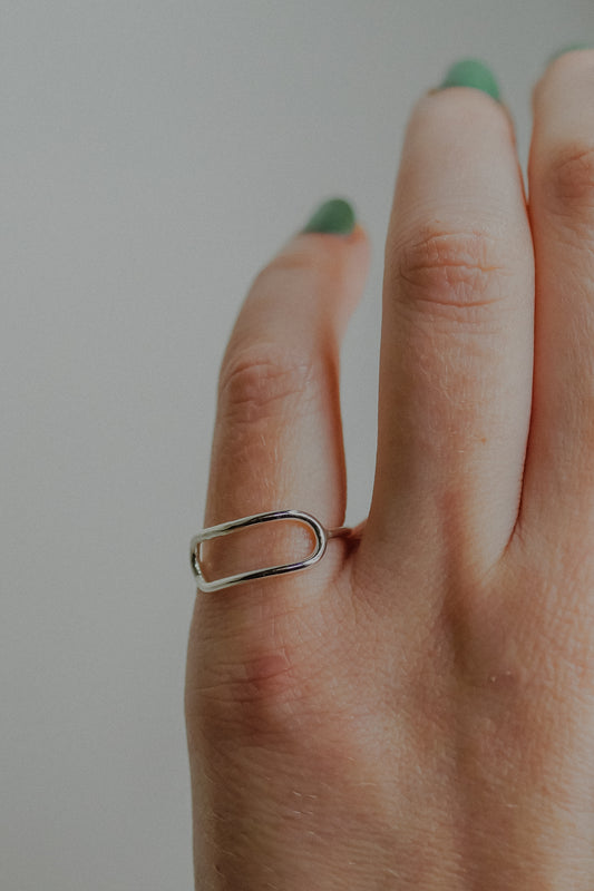 Stadium Ring, Sterling Silver