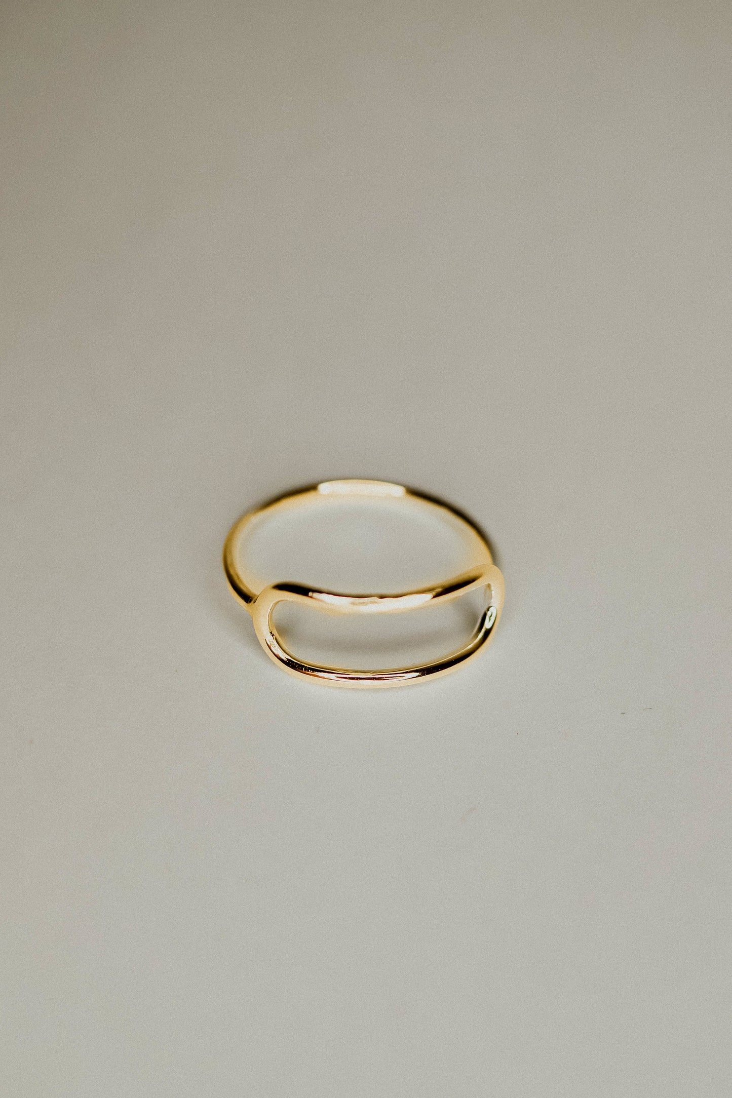 Stadium Ring, 14K Gold Fill