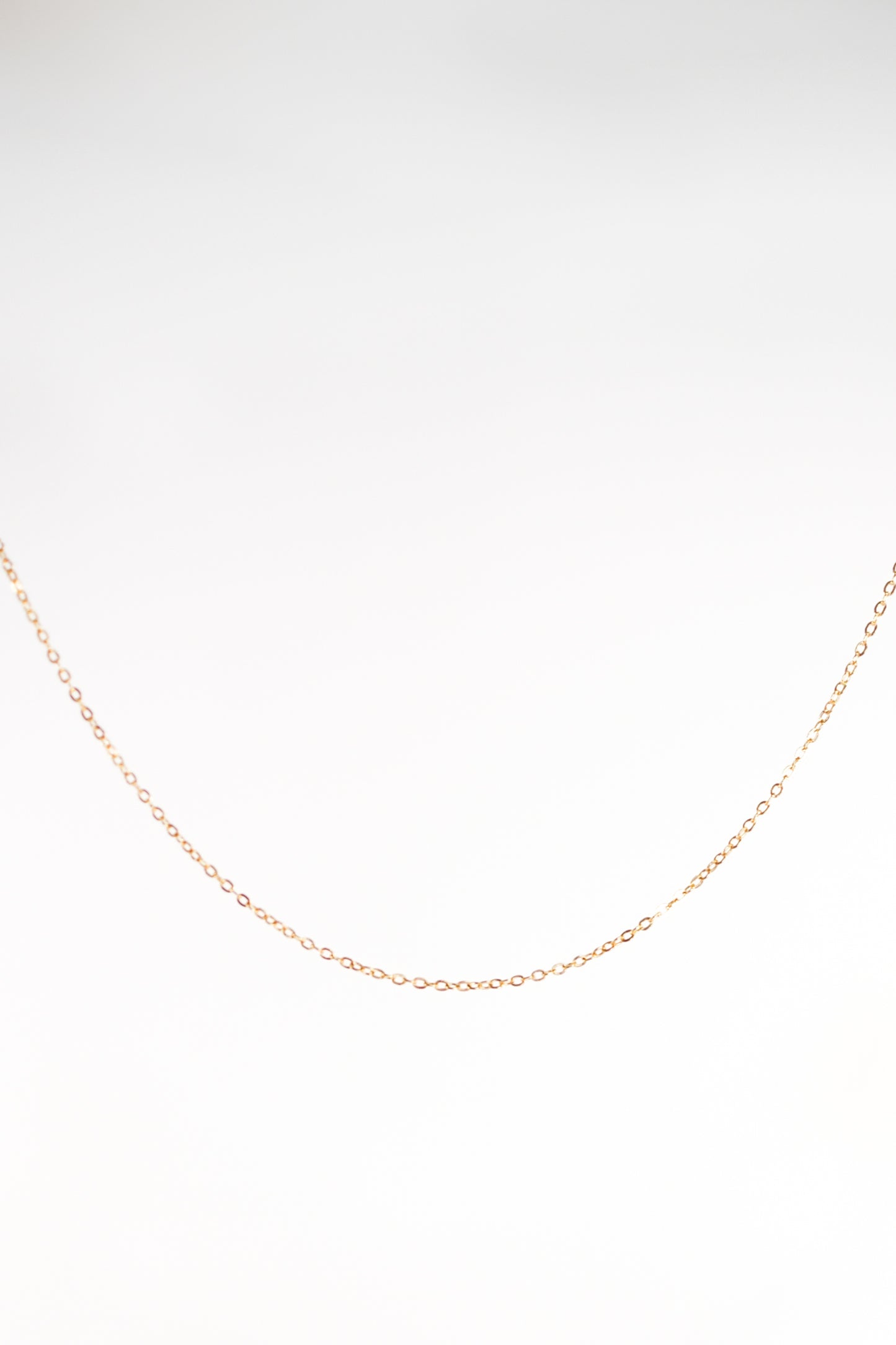 Thin 1mm Cable Chain Necklace