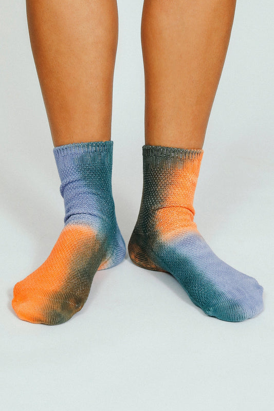 Thermal Tie Dye Ankle Socks