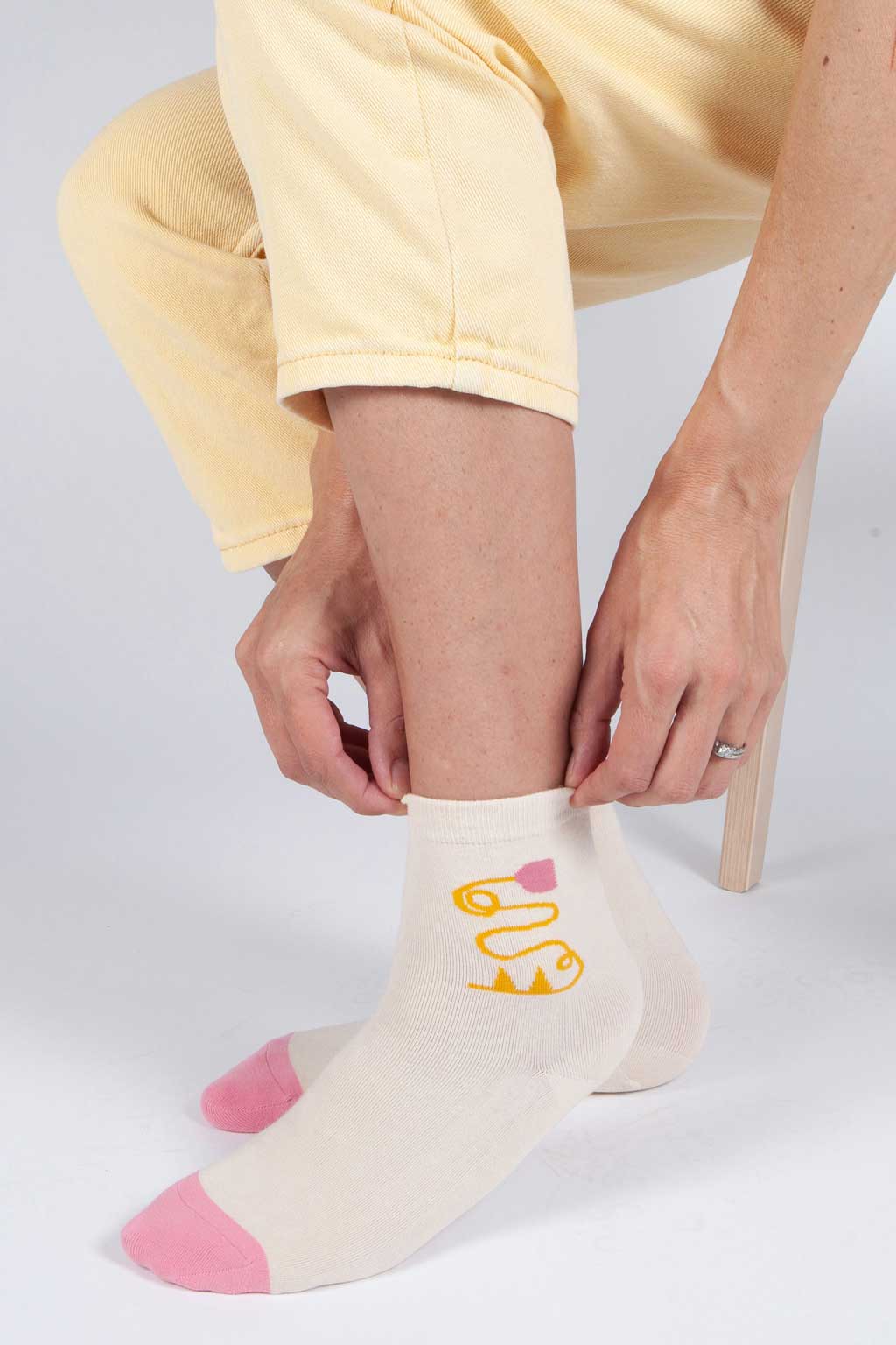 Tulip Ankle Socks by Slowdown Studio