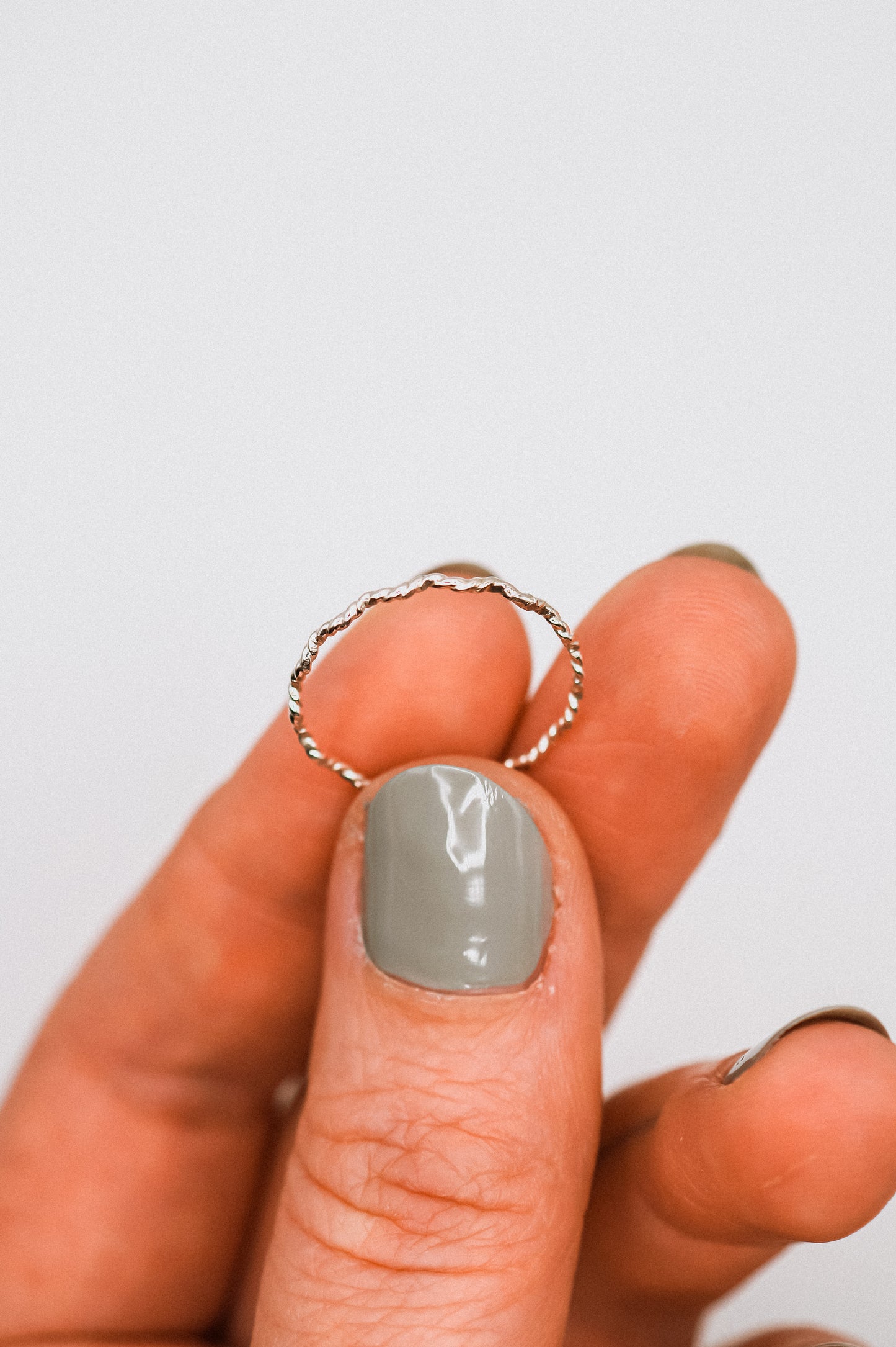Twist Squiggle Ring, Sterling Silver