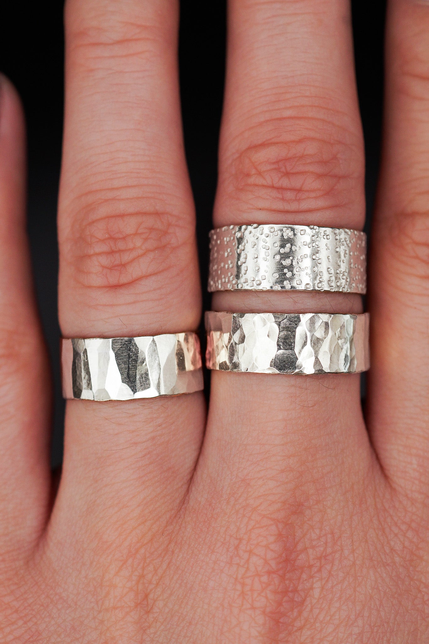 Wide Band, Sterling Silver – Hannah Naomi Jewelry
