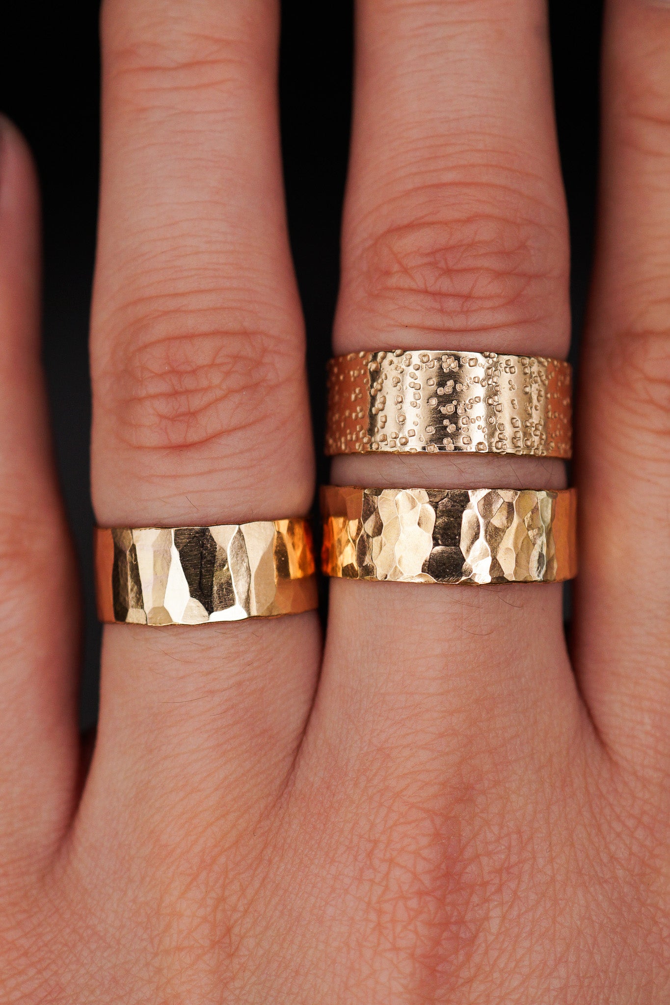 Wide Band, 14K Gold Fill – Hannah Naomi Jewelry