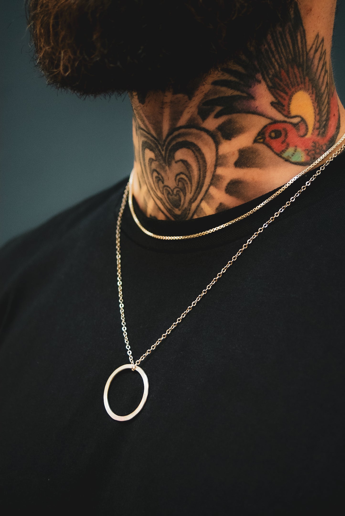 Small Open Circle Pendant