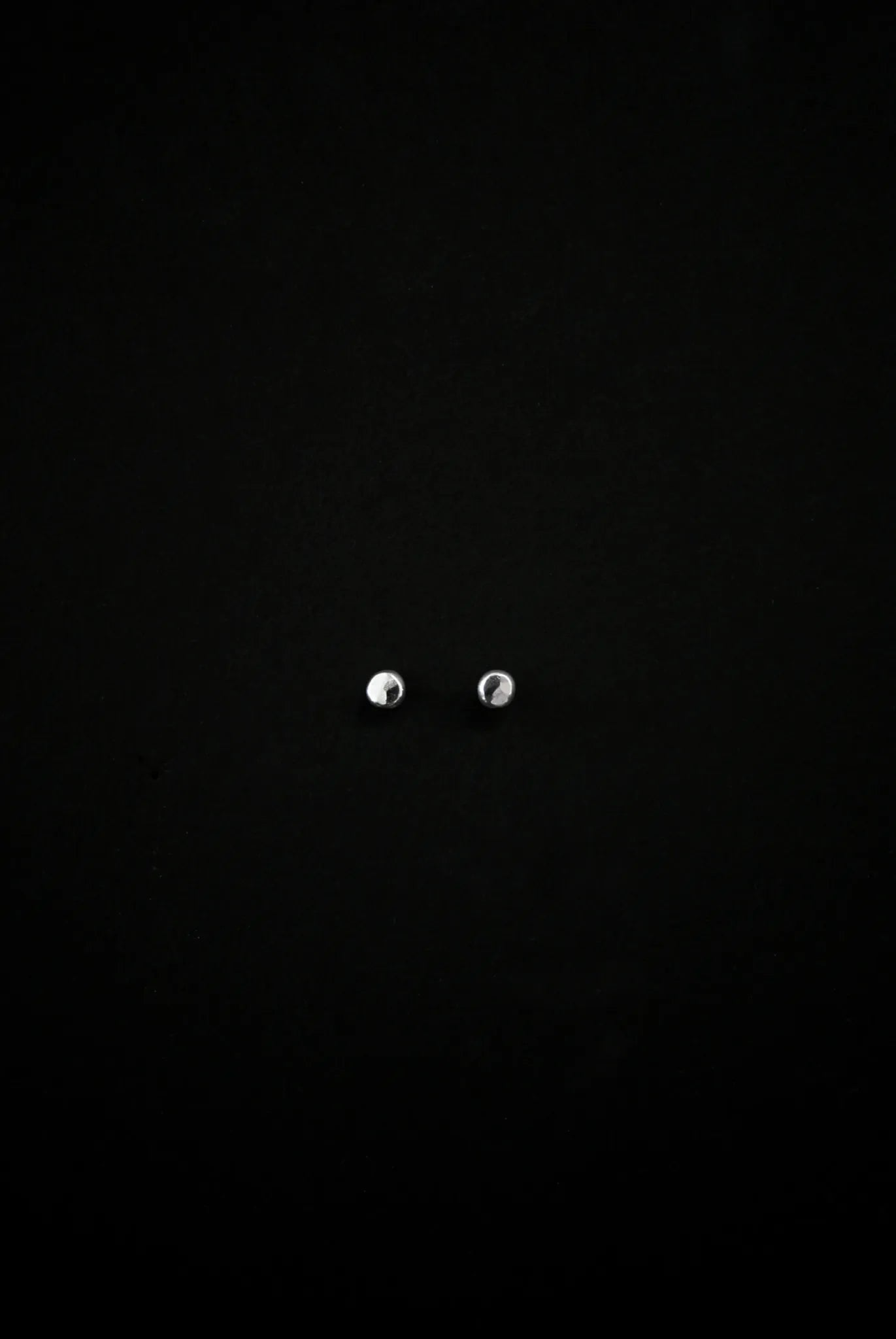 Pebble Stud Earrings, Sterling Silver