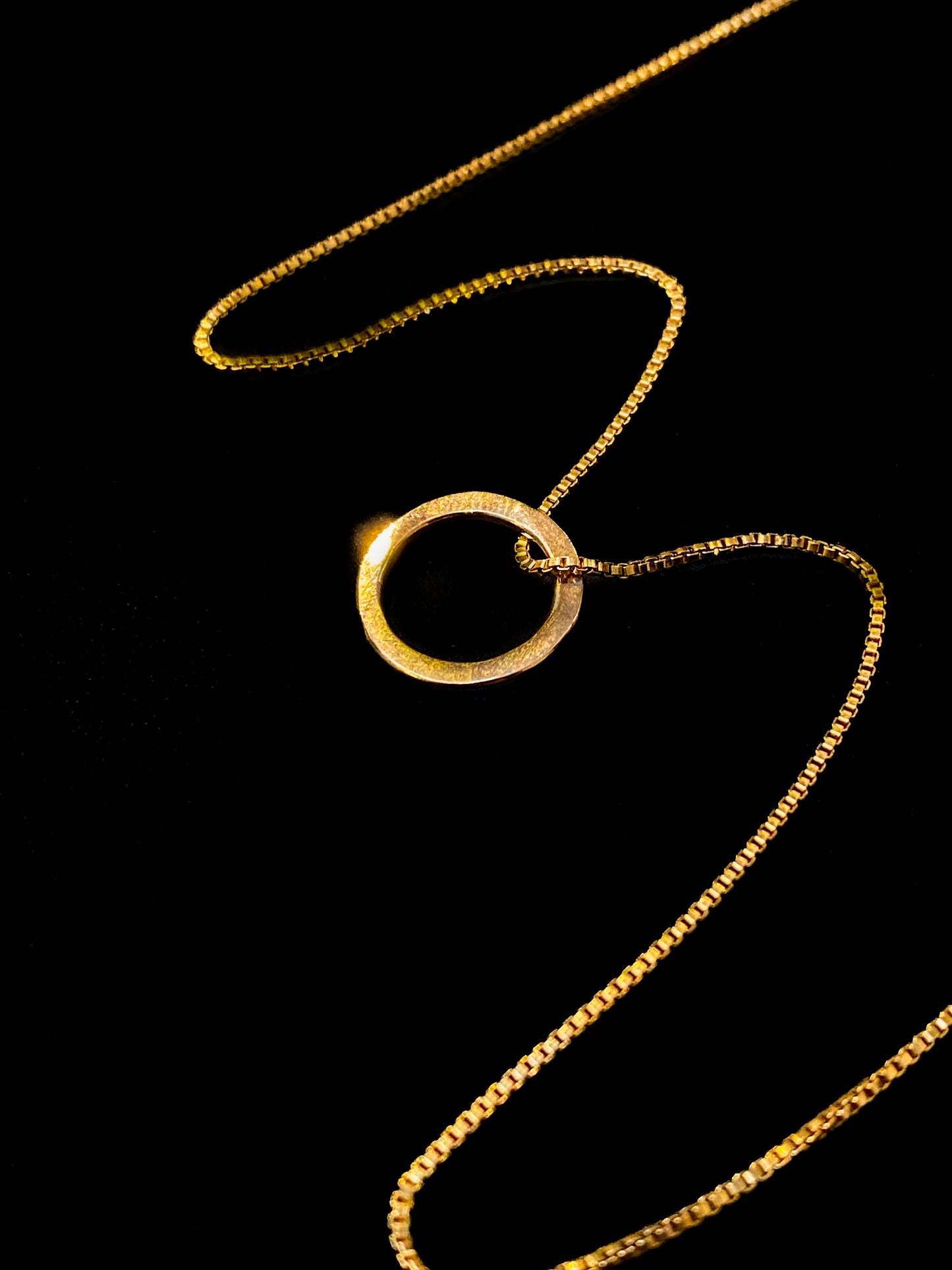 Mini Open Circle Pendant