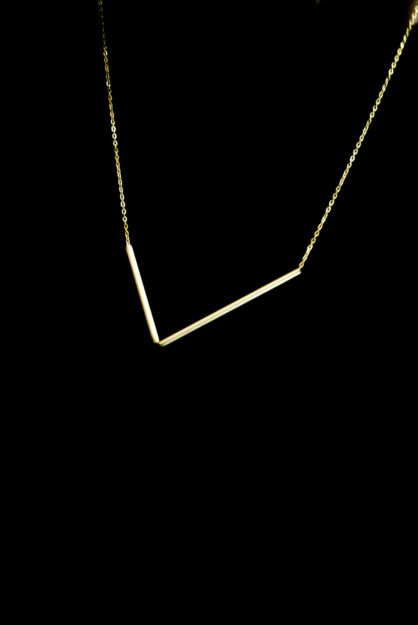 Mini Geo Necklace, Gold Fill, Rose Gold Fill or Sterling Silver