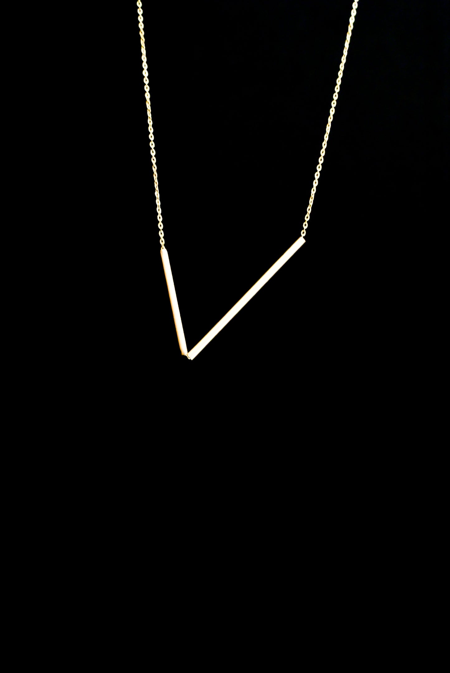 Mini Geo Necklace, Gold Fill, Rose Gold Fill or Sterling Silver