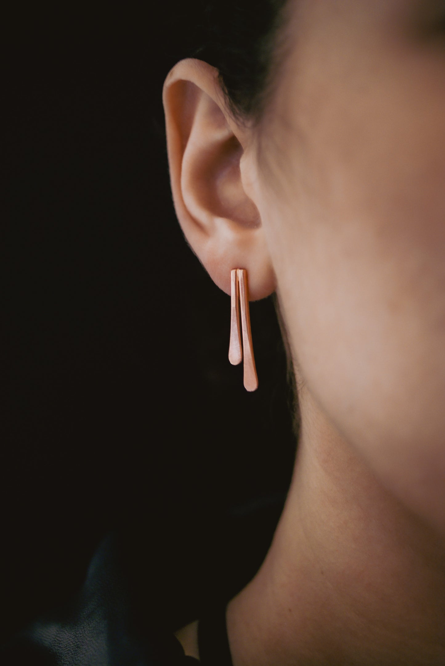 Double Sunburst Stud Earrings, Gold Fill, Rose Gold Fill, or Sterling Silver