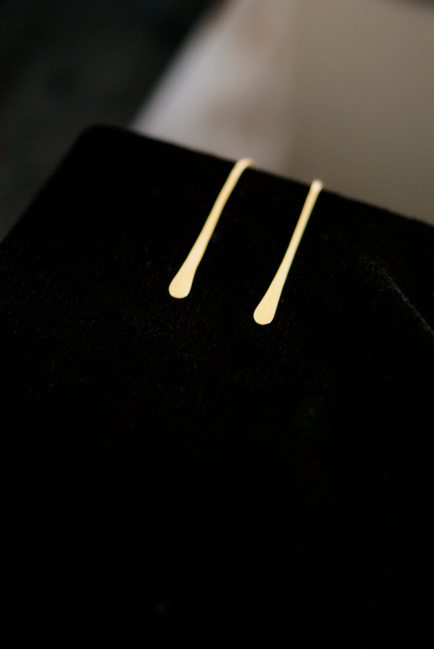 Small Arch Earrings in Solid Gold or Rose Gold