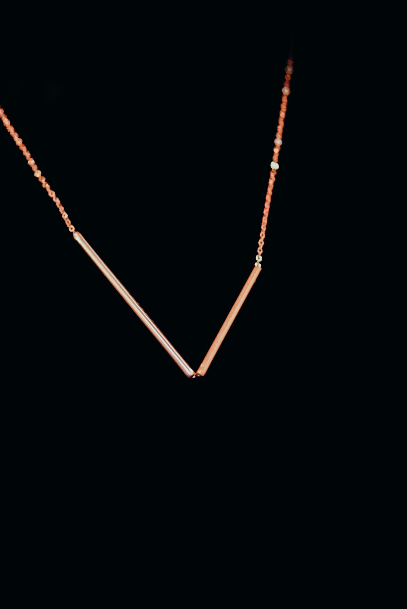 Mini Geo Necklace, Gold Fill, Rose Gold Fill or Sterling Silver