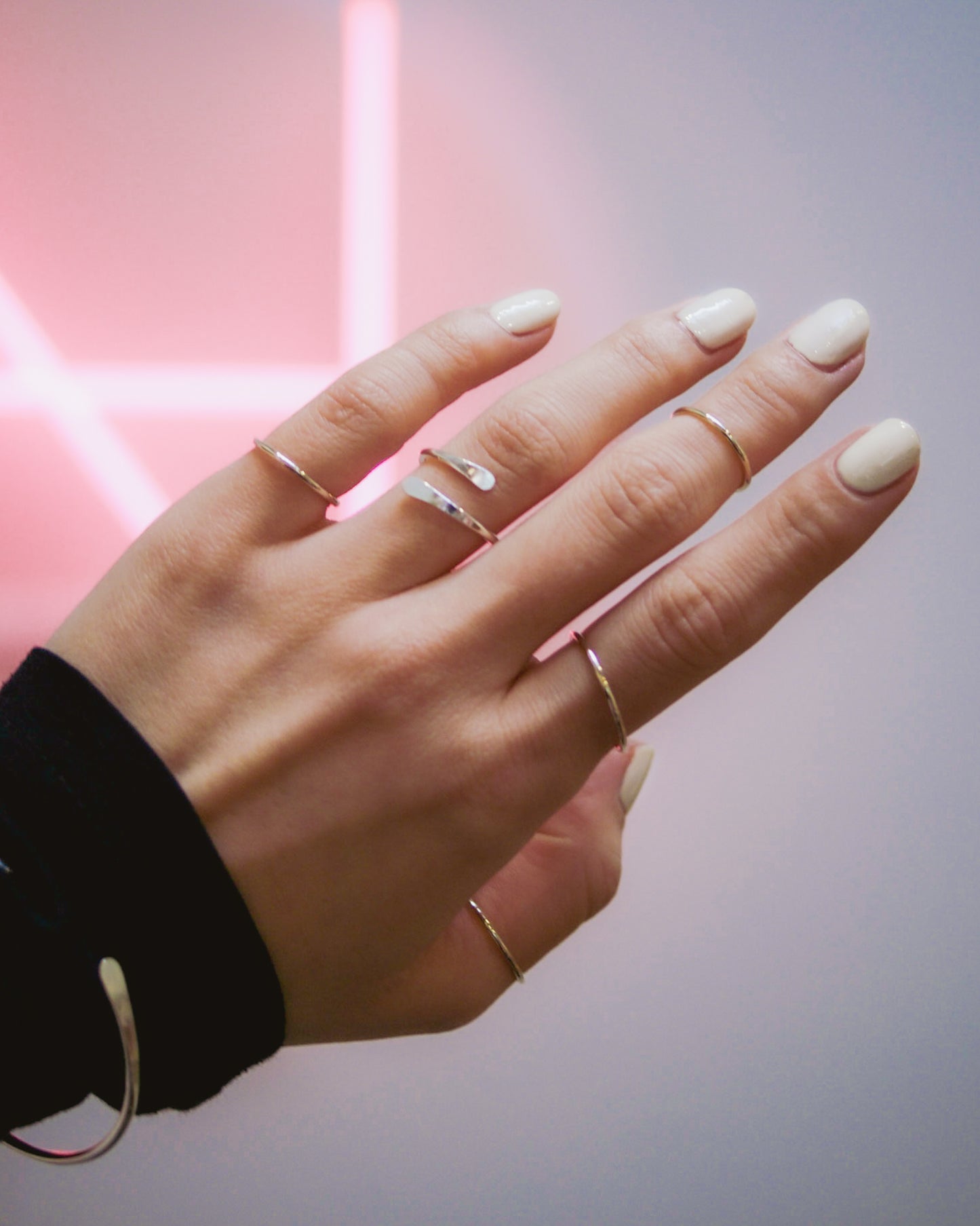 Sunburst Ring, Sterling Silver