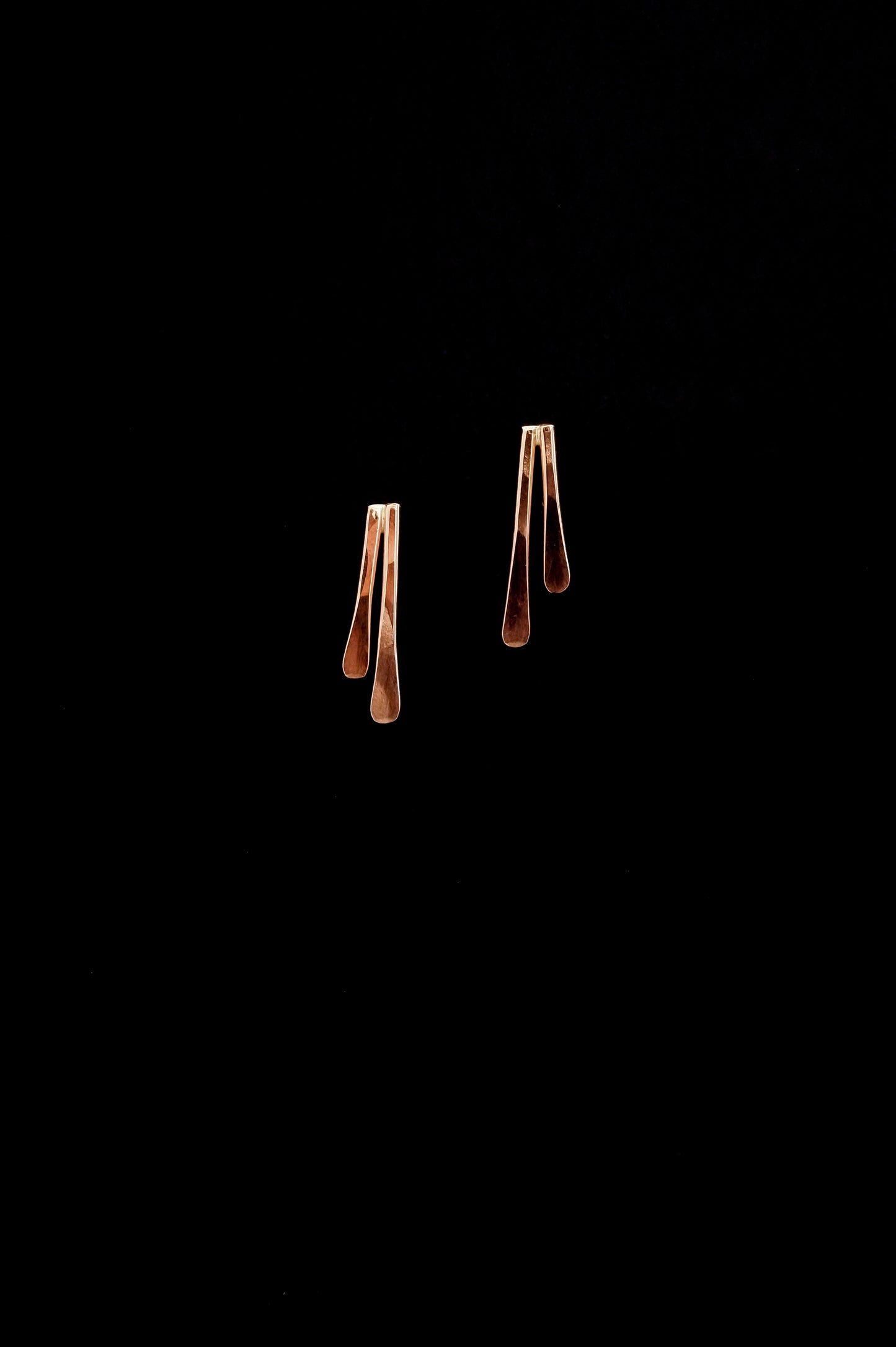 Double Sunburst Stud Earrings, Gold Fill, Rose Gold Fill, or Sterling Silver