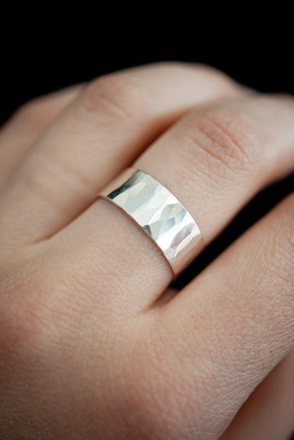Wide Band, Sterling Silver