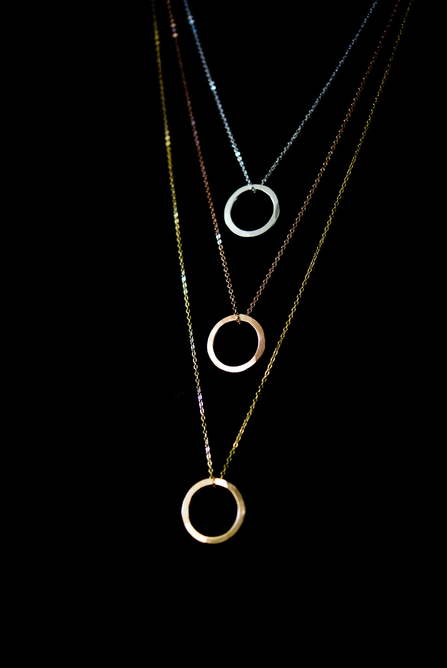 Mini Open Circle Pendant