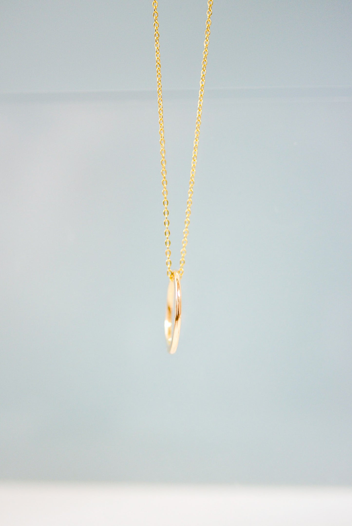 Mini Open Circle Pendant